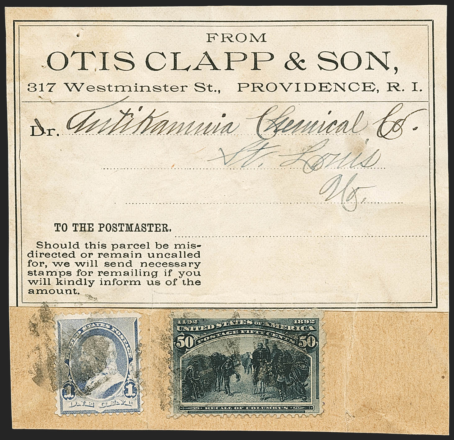 Sale no. 1155 — Lot no. 3214 — Siegel Auction Galleries