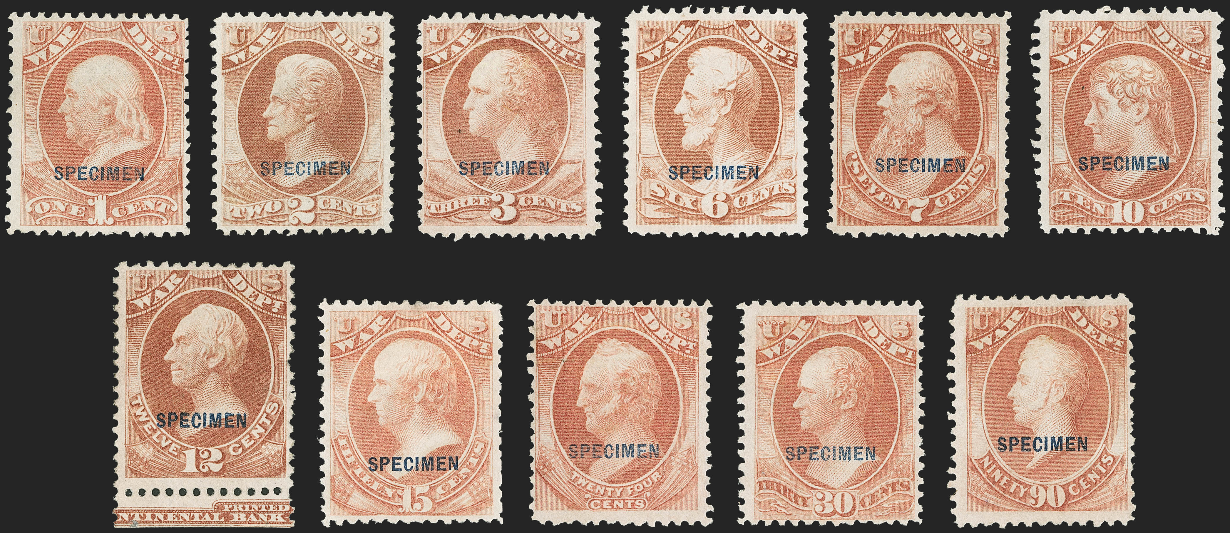 Sale no. 1162 — Lot no. 721 — Siegel Auction Galleries