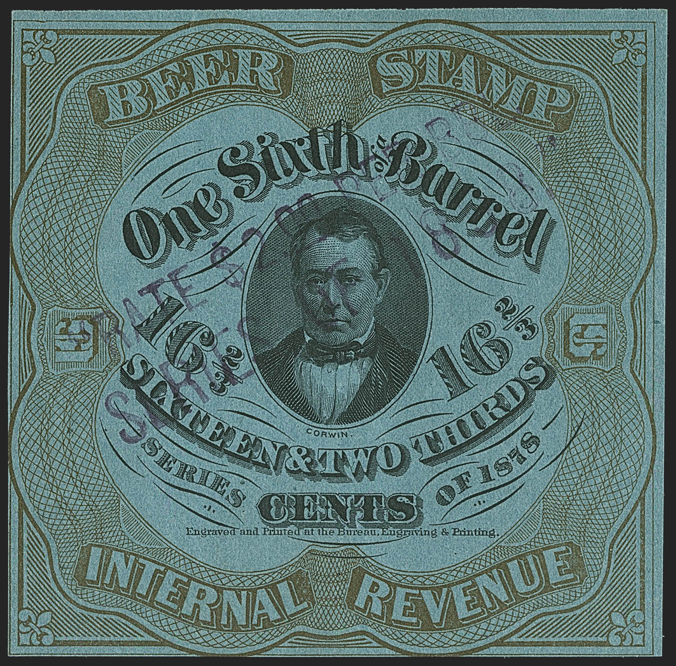 Sale no. 1164 — Lot no. 588 — Siegel Auction Galleries