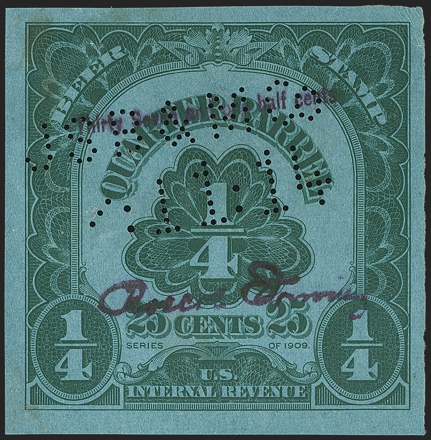 Sale no. 1164 — Lot no. 614 — Siegel Auction Galleries