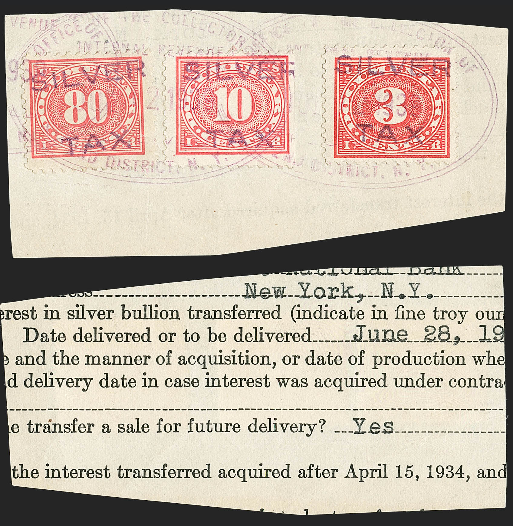 Sale no. 1164 — Lot no. 686 — Siegel Auction Galleries