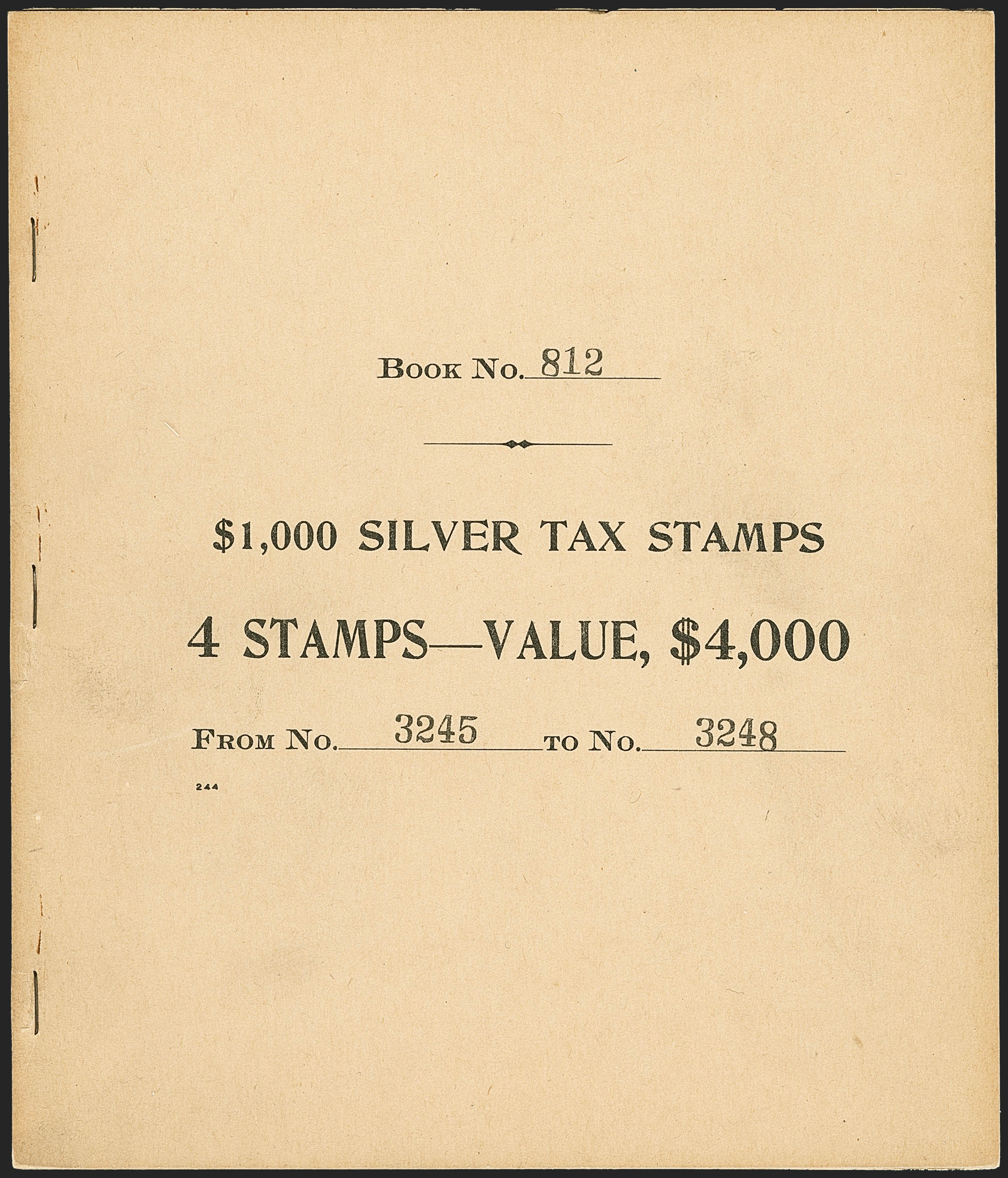 Sale no. 1166 — Lot no. 1355 — Siegel Auction Galleries