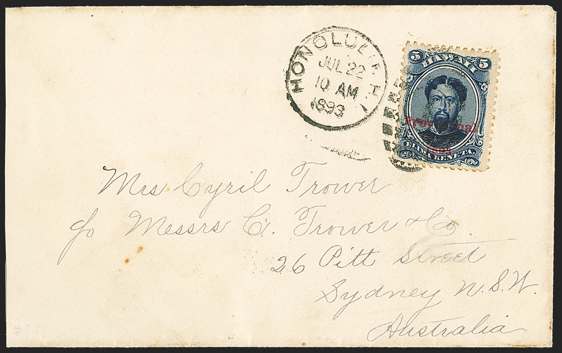 Sale no. 1172 — Lot no. 1263 — Siegel Auction Galleries