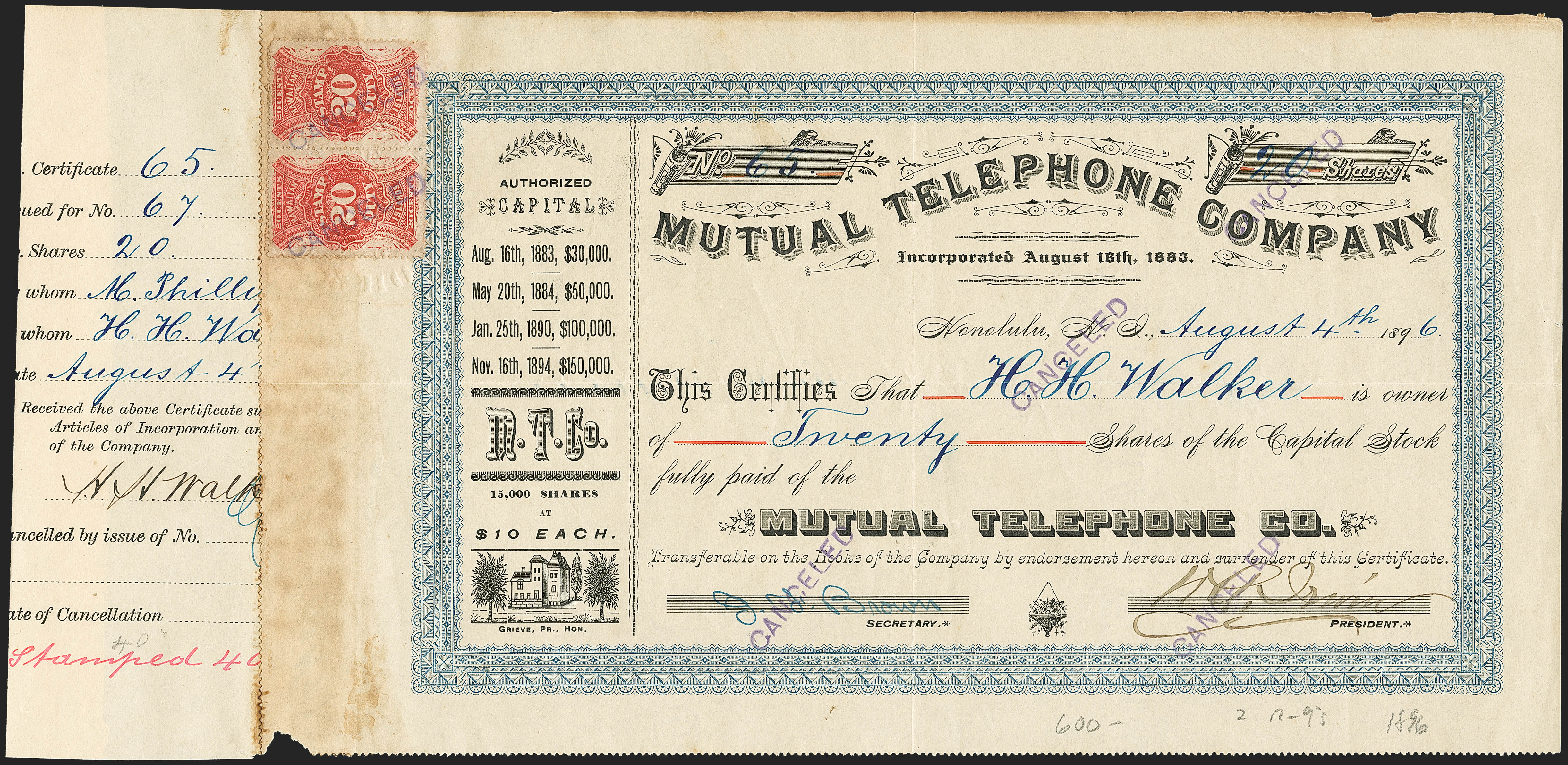 Sale no. 1172 — Lot no. 1368 — Siegel Auction Galleries