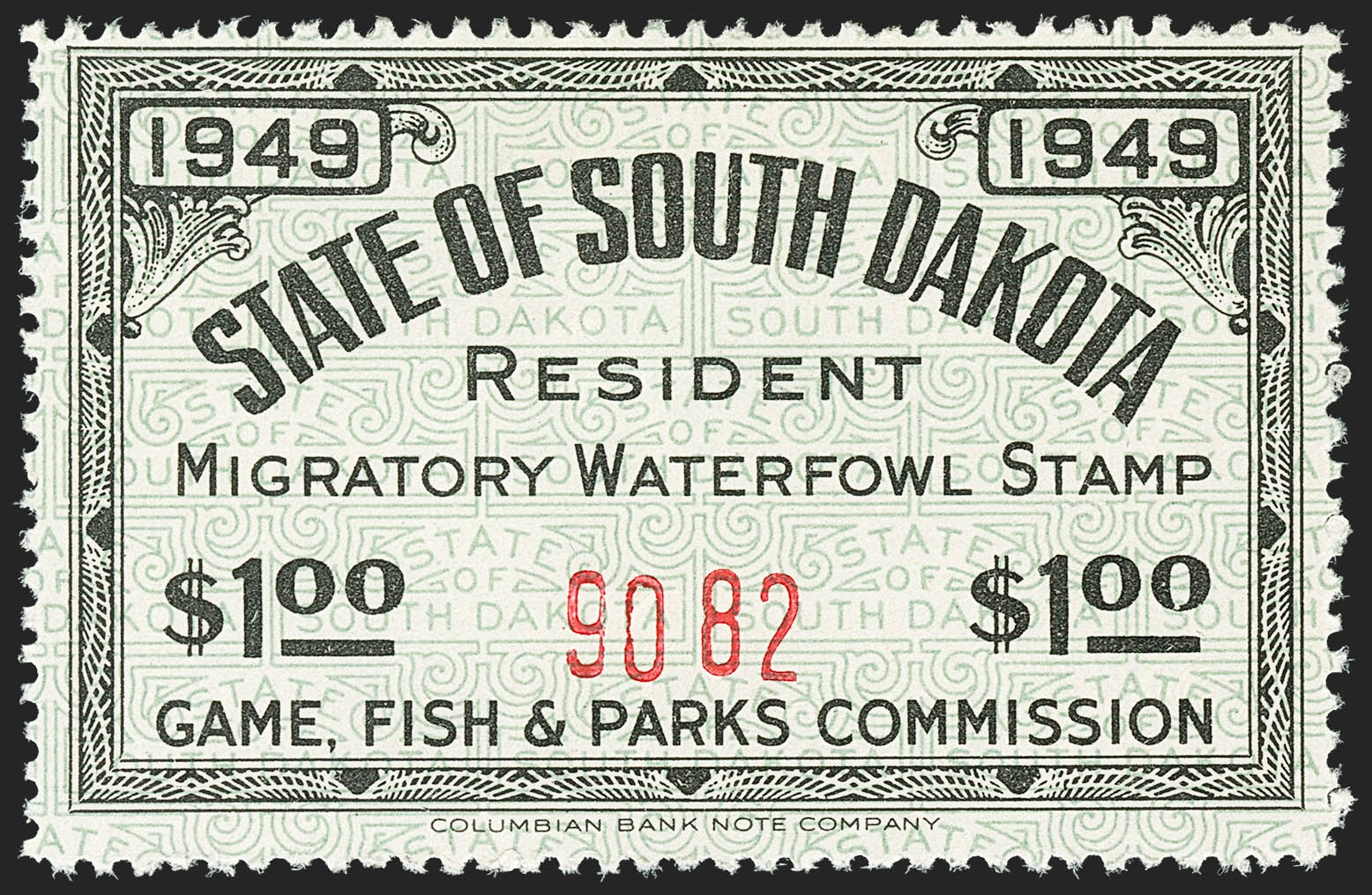 Sale no. 1172 — Lot no. 952 — Siegel Auction Galleries