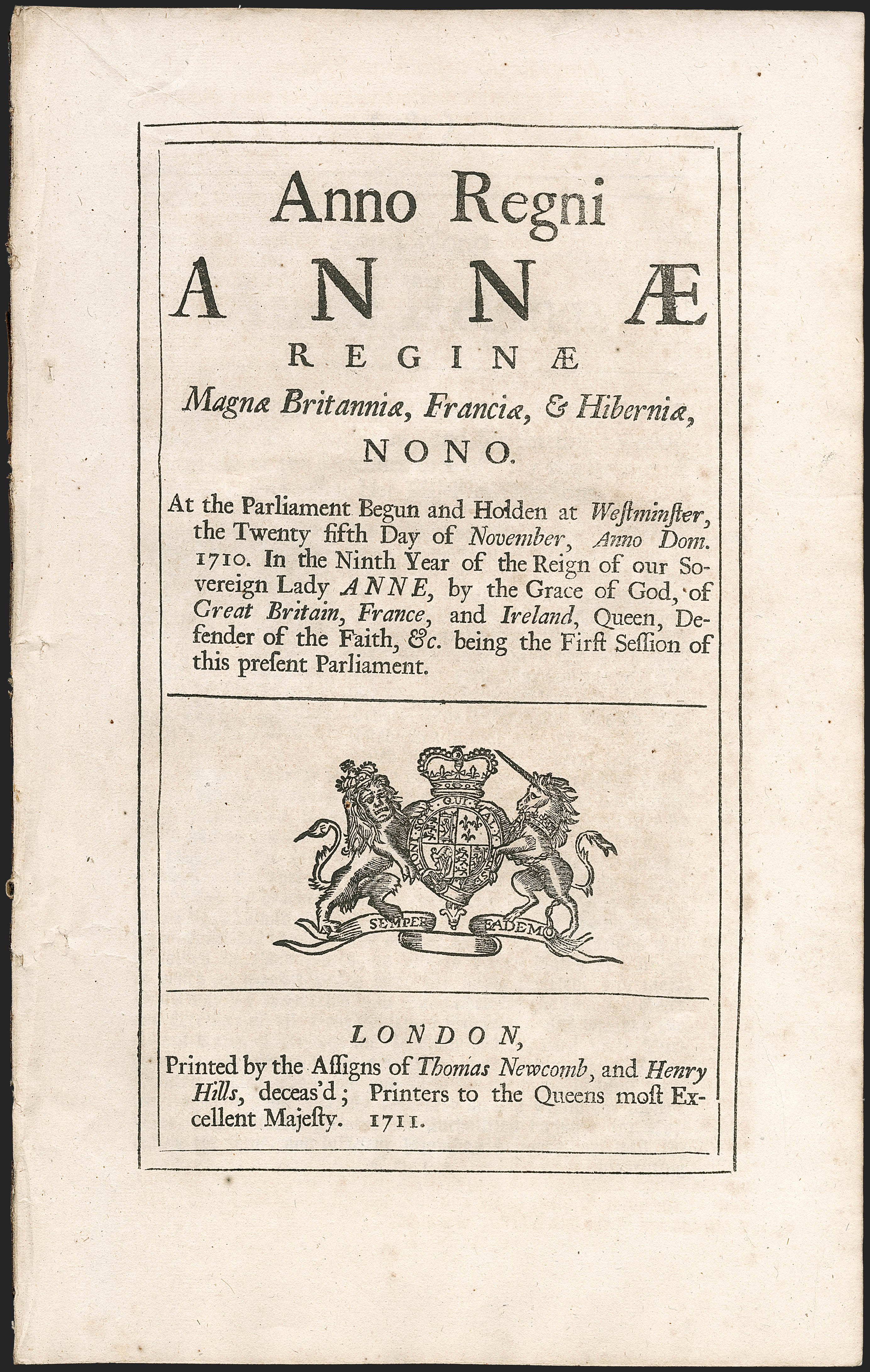 Sale no. 1185 — Lot no. 1 — Siegel Auction Galleries