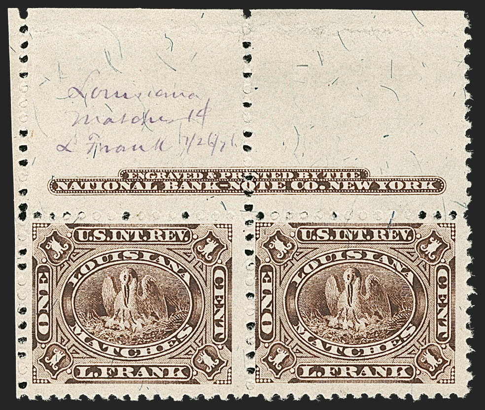 Sale no. 1187 — Lot no. 809 — Siegel Auction Galleries