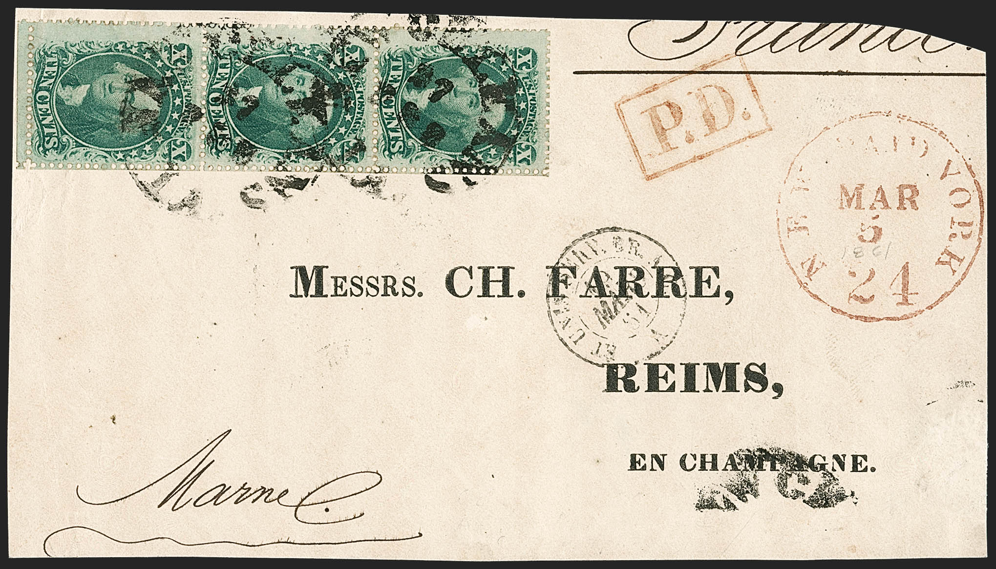 Sale no. 1192 — Lot no. 853 — Siegel Auction Galleries