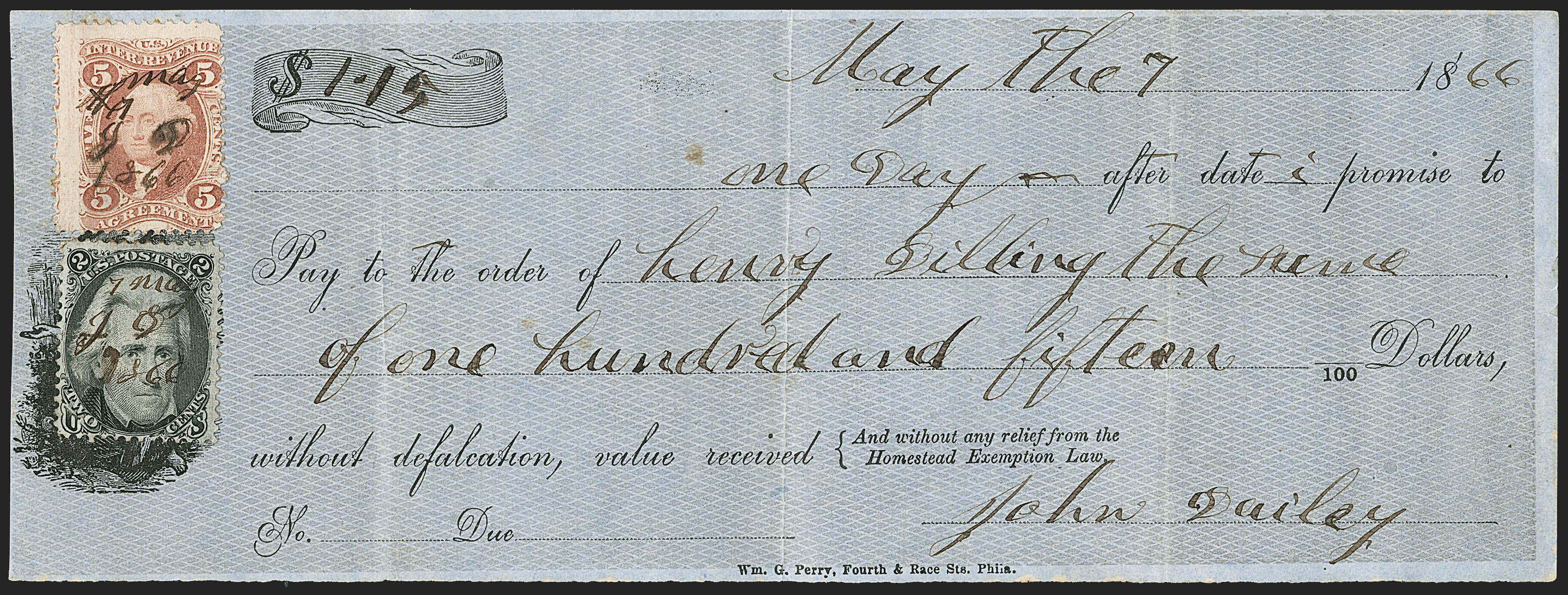 Sale no. 1197 — Lot no. 1677 — Siegel Auction Galleries