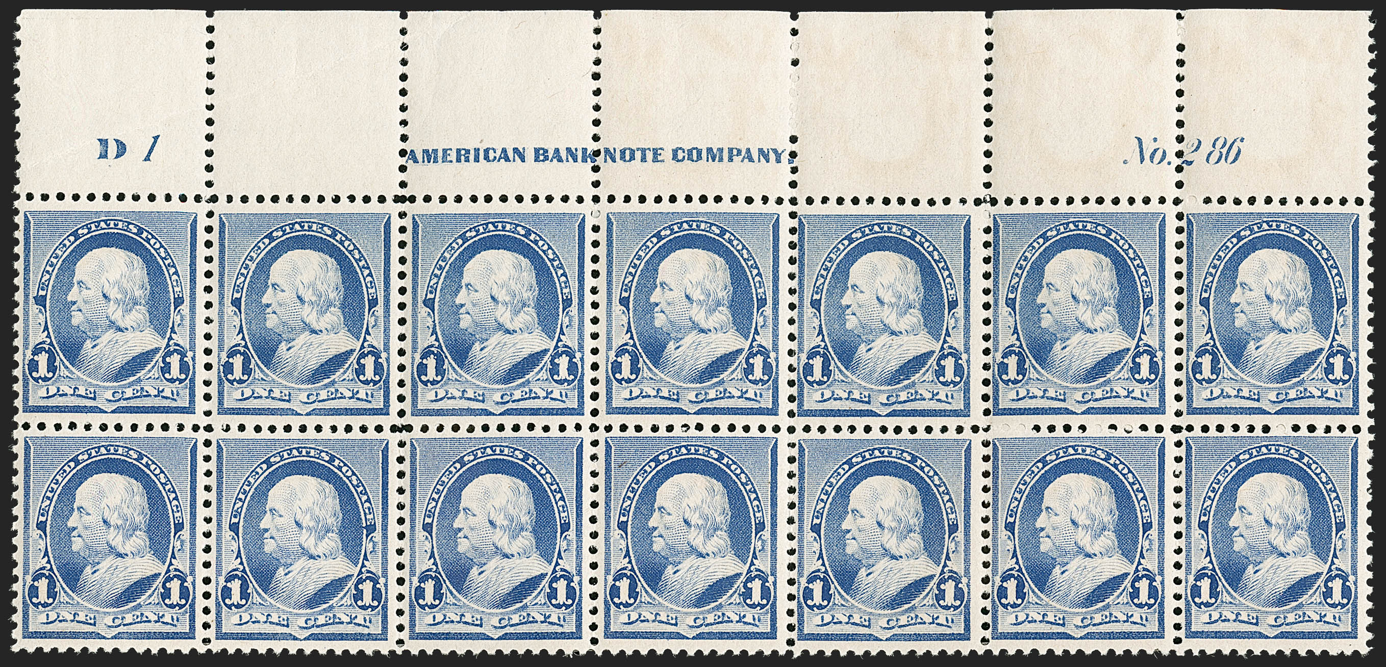 Sale no. 1201 — Lot no. 2068 — Siegel Auction Galleries