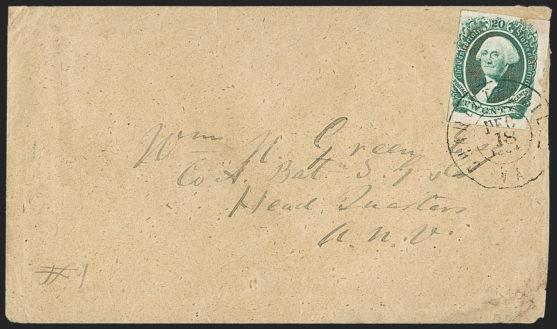 Sale no. 1206 — Lot no. 1067 — Siegel Auction Galleries