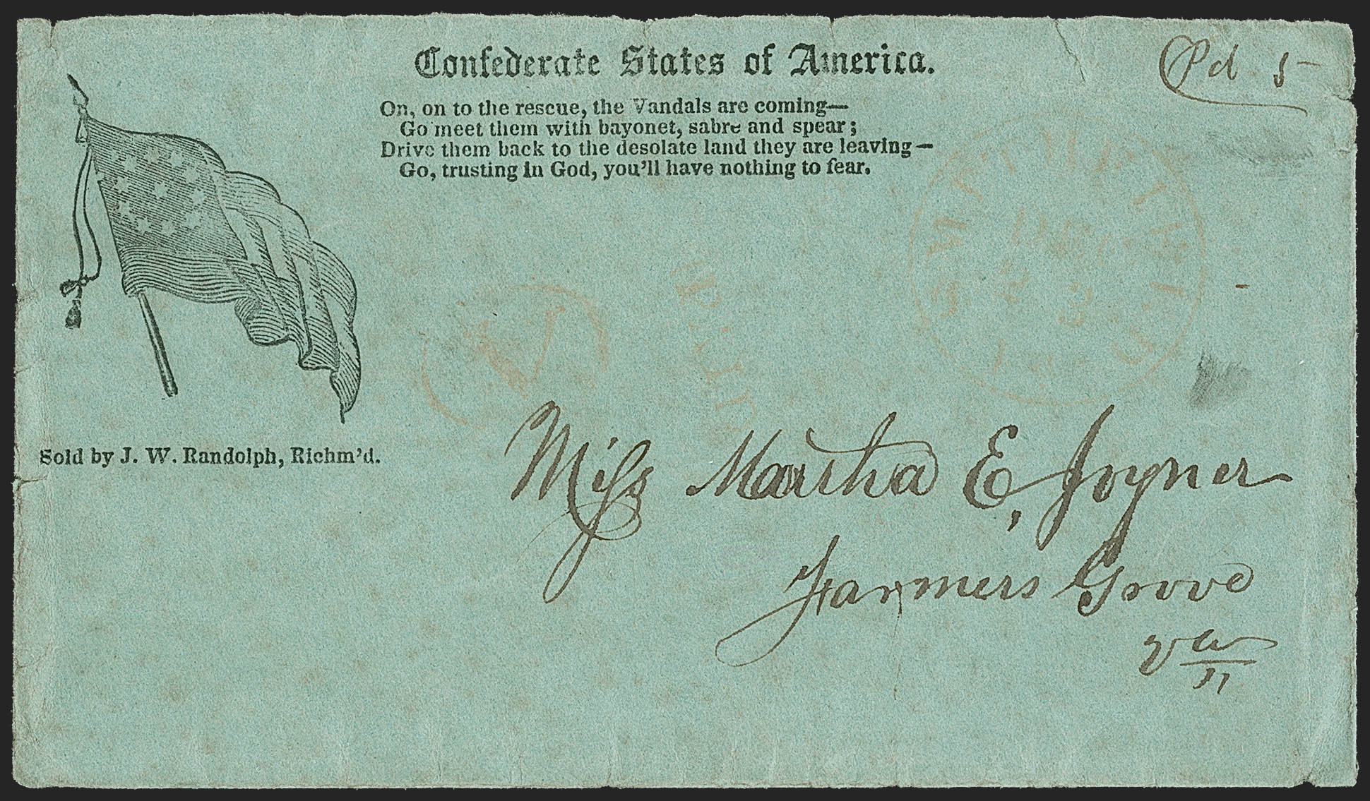 Sale no. 1208 — Lot no. 158 — Siegel Auction Galleries