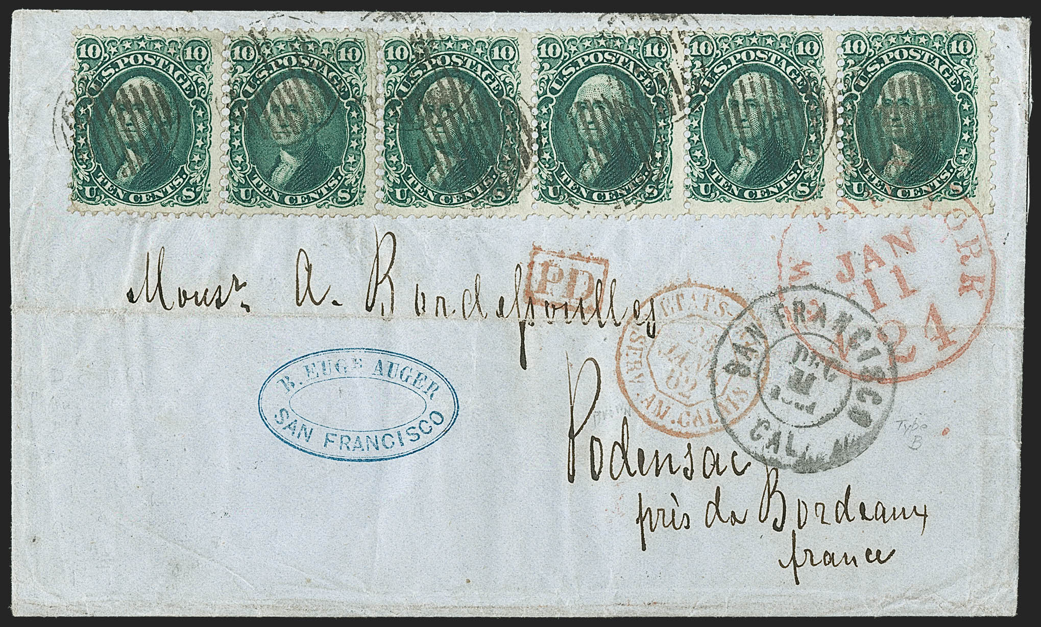 Sale no. 1211 — Lot no. 501 — Siegel Auction Galleries