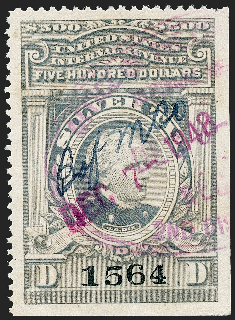 Sale no. 1221 — Lot no. 1789 — Siegel Auction Galleries