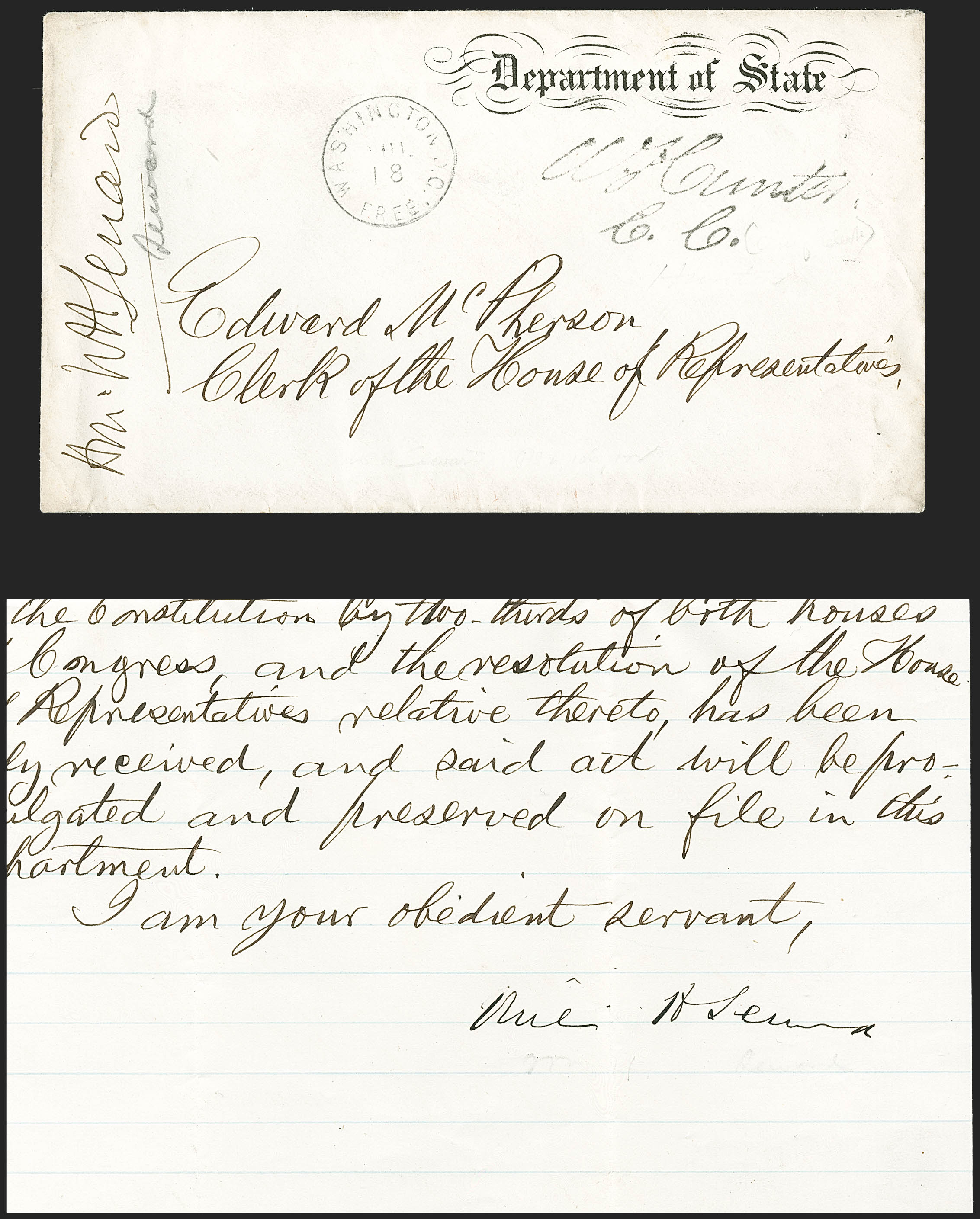 Sale no. 1223 — Lot no. 8010 — Siegel Auction Galleries