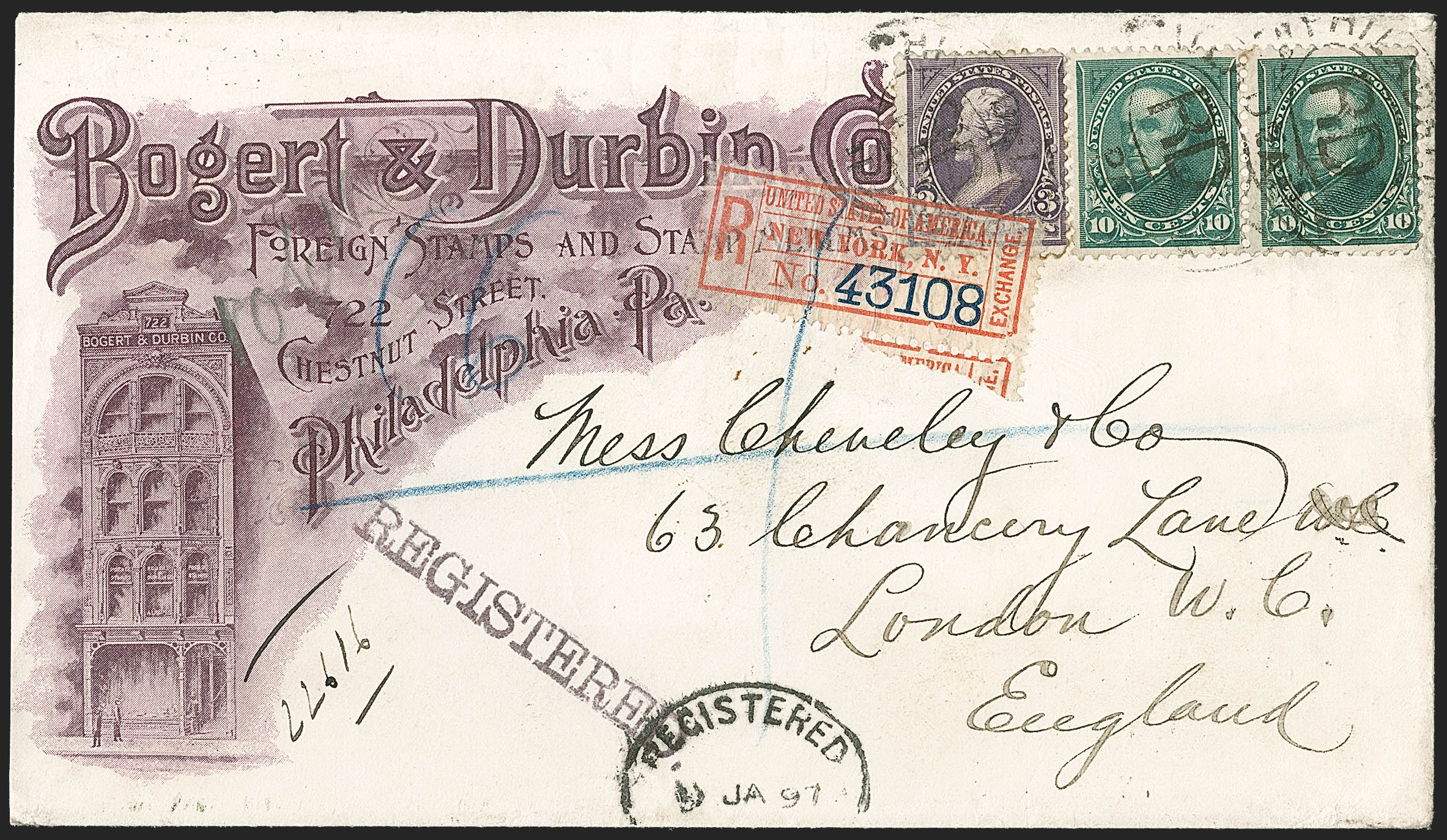 Sale no. 1223 — Lot no. 8296 — Siegel Auction Galleries