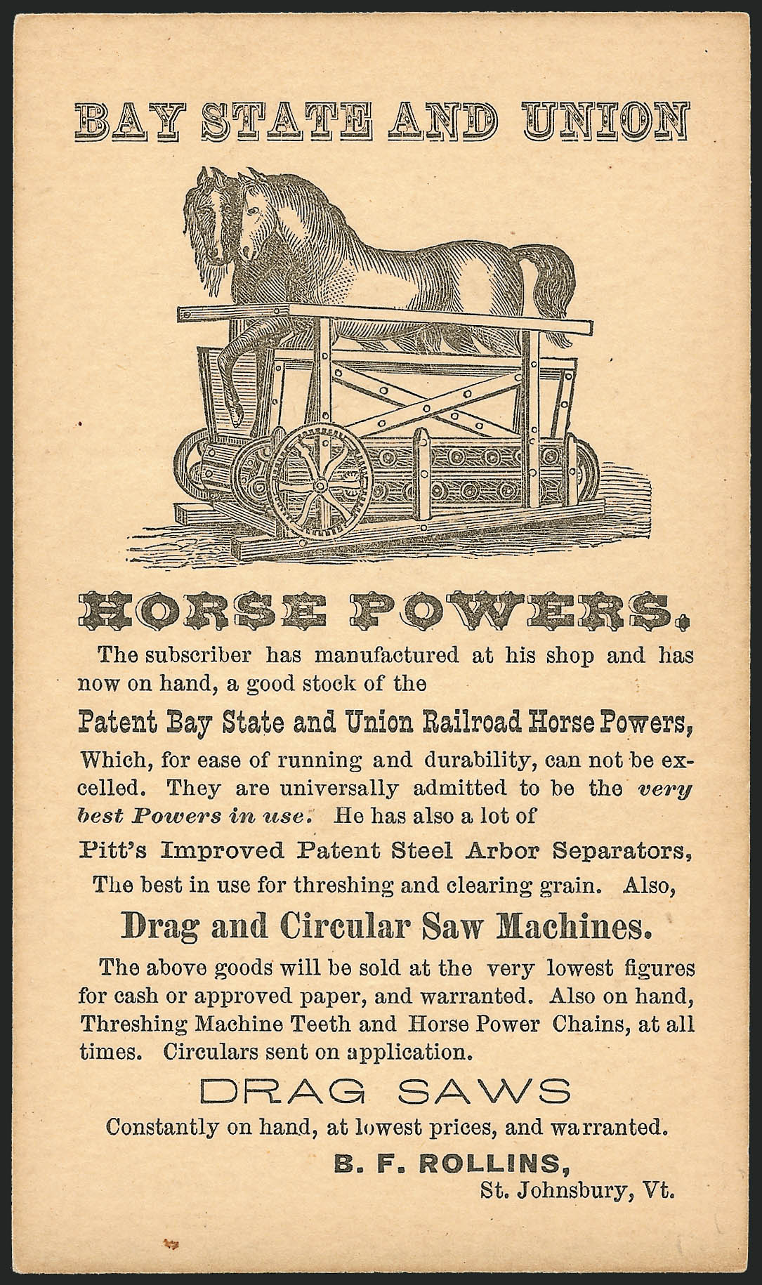 Sale no. 1223 — Lot no. 8513 — Siegel Auction Galleries