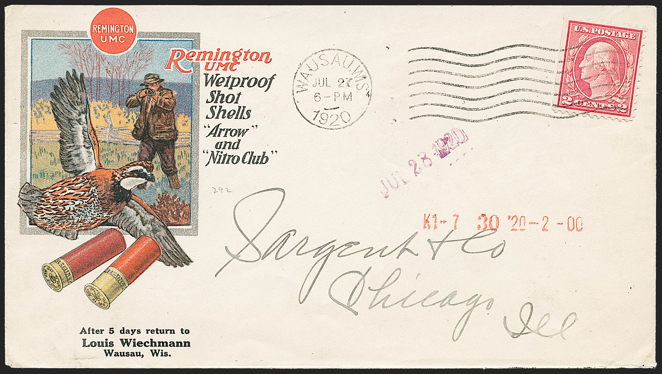 Sale no. 1223 — Lot no. 8547 — Siegel Auction Galleries