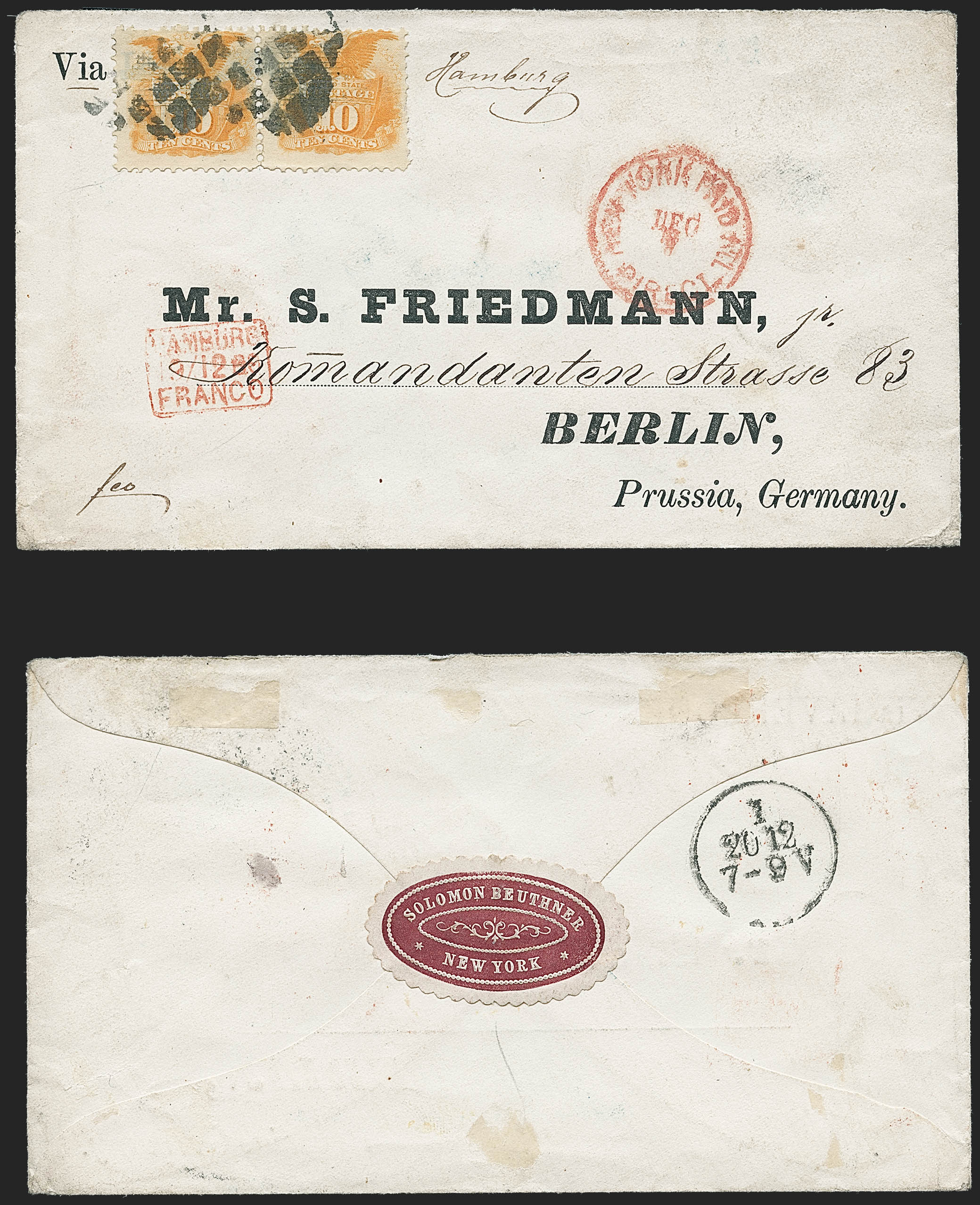 Sale no. 1224 — Lot no. 117 — Siegel Auction Galleries