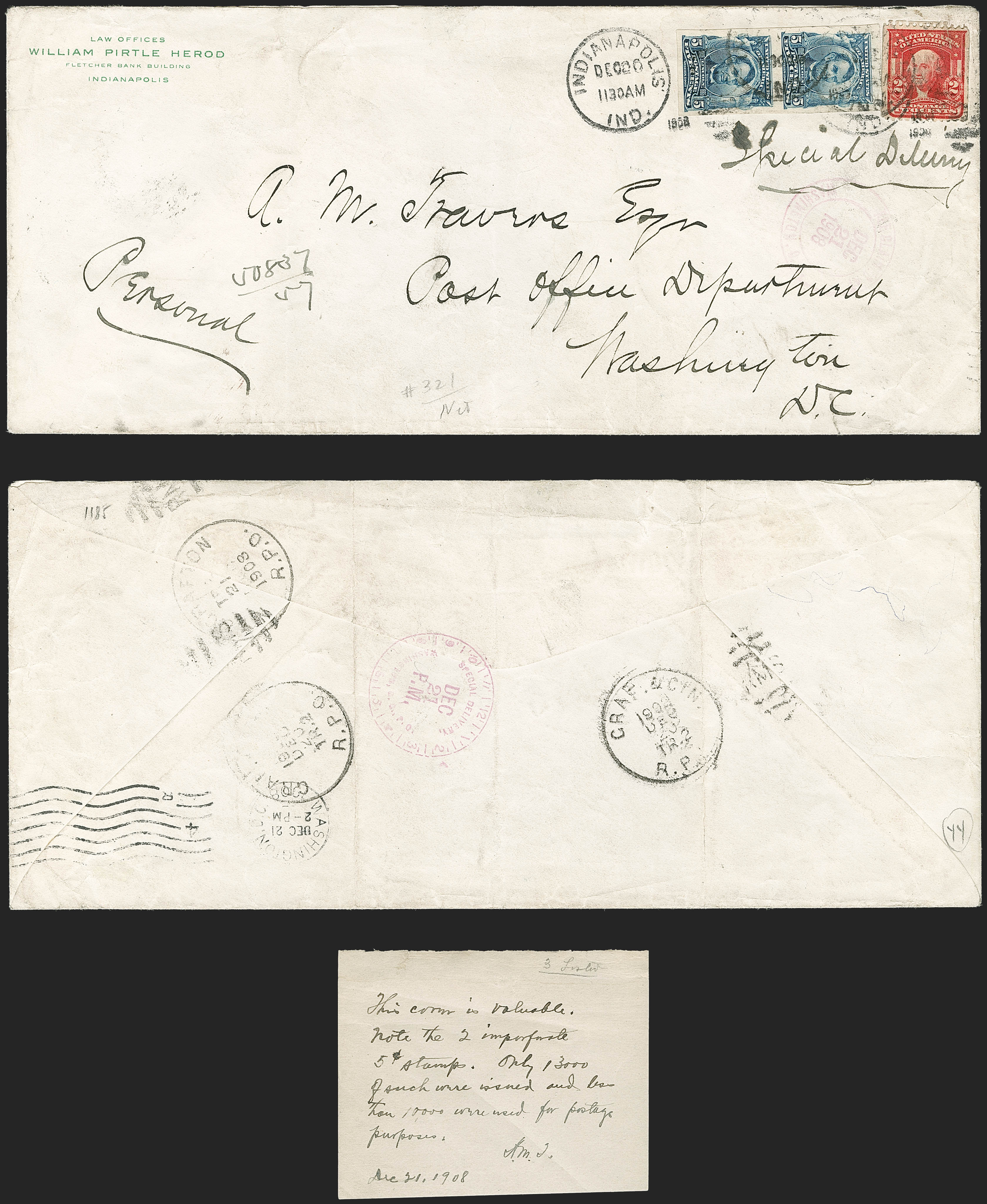 Sale no. 1224 — Lot no. 190 — Siegel Auction Galleries