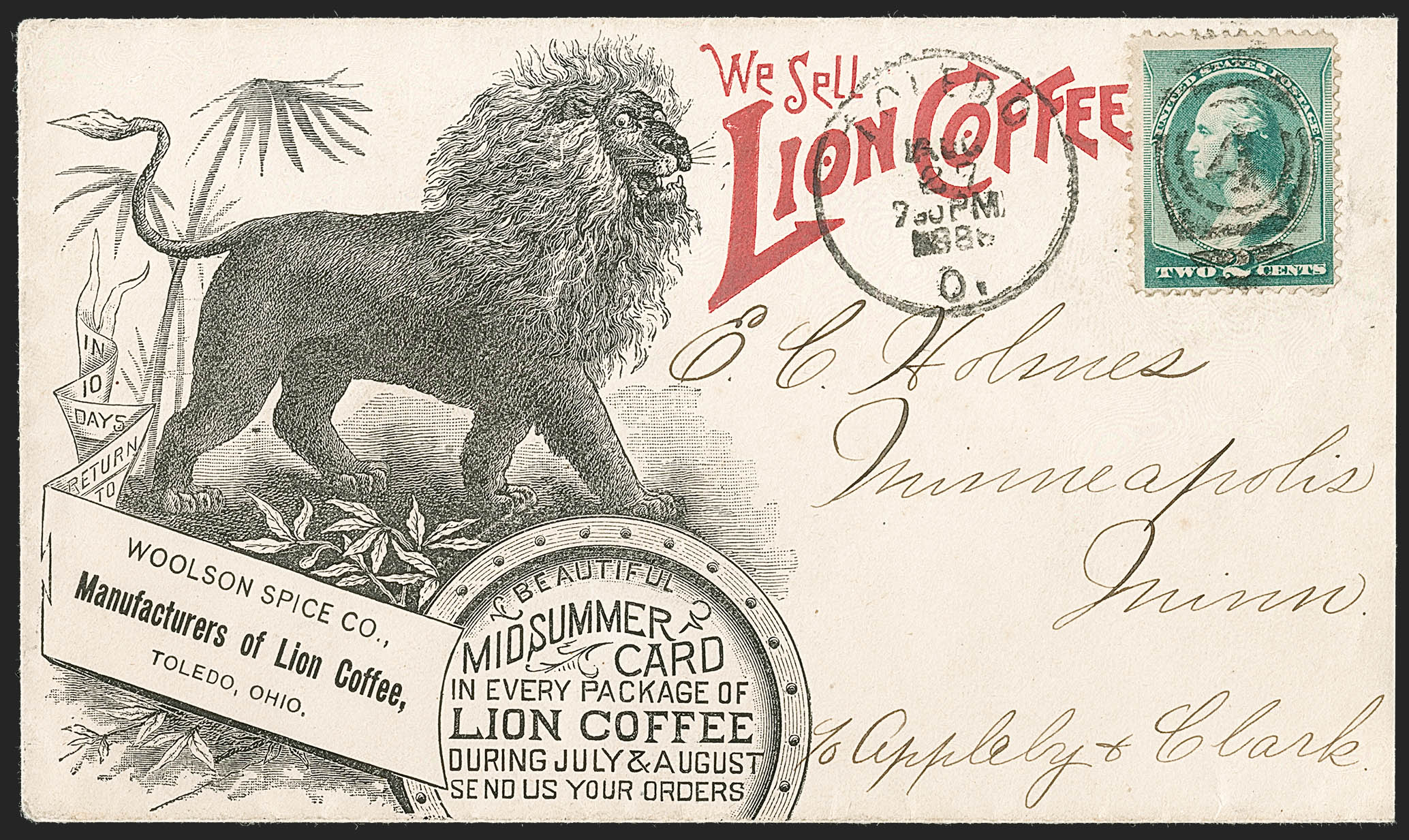 Sale no. 1230 — Lot no. 1316 — Siegel Auction Galleries