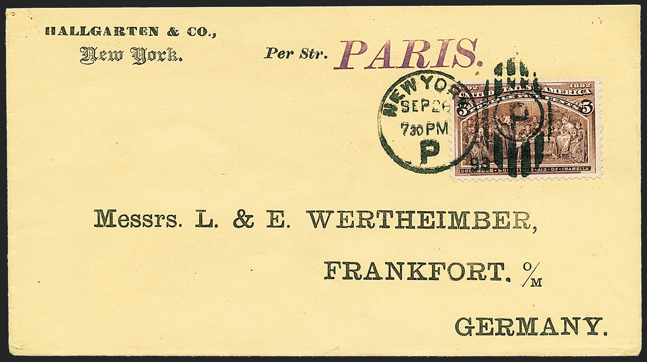 Sale no. 1230 — Lot no. 1323 — Siegel Auction Galleries