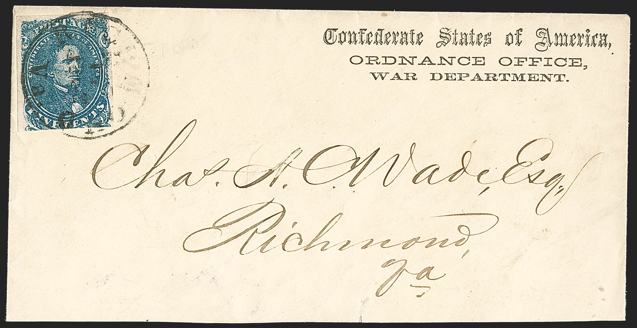 Sale no. 1230 — Lot no. 1598 — Siegel Auction Galleries