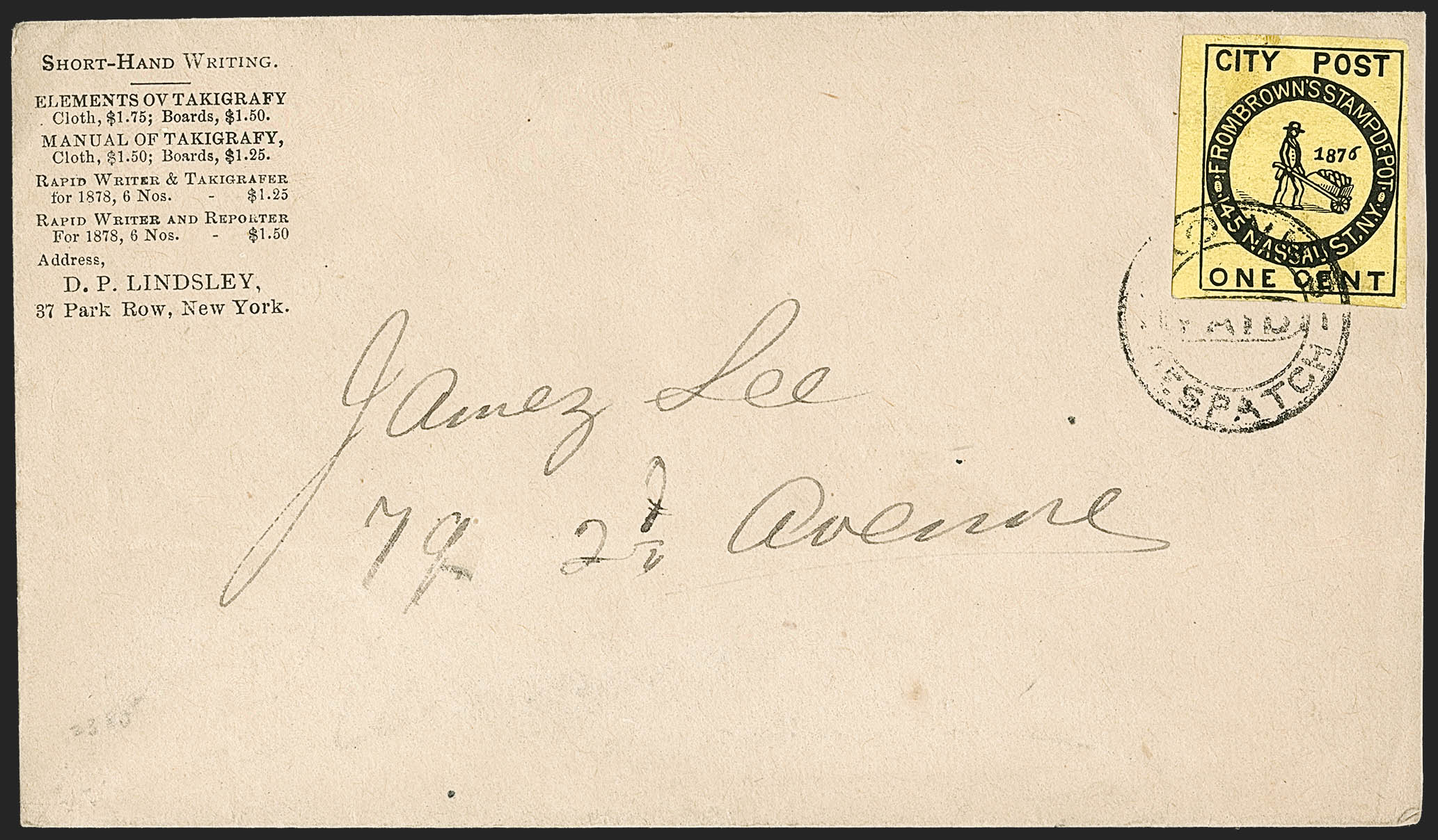 Sale no. 1230 — Lot no. 908 — Siegel Auction Galleries