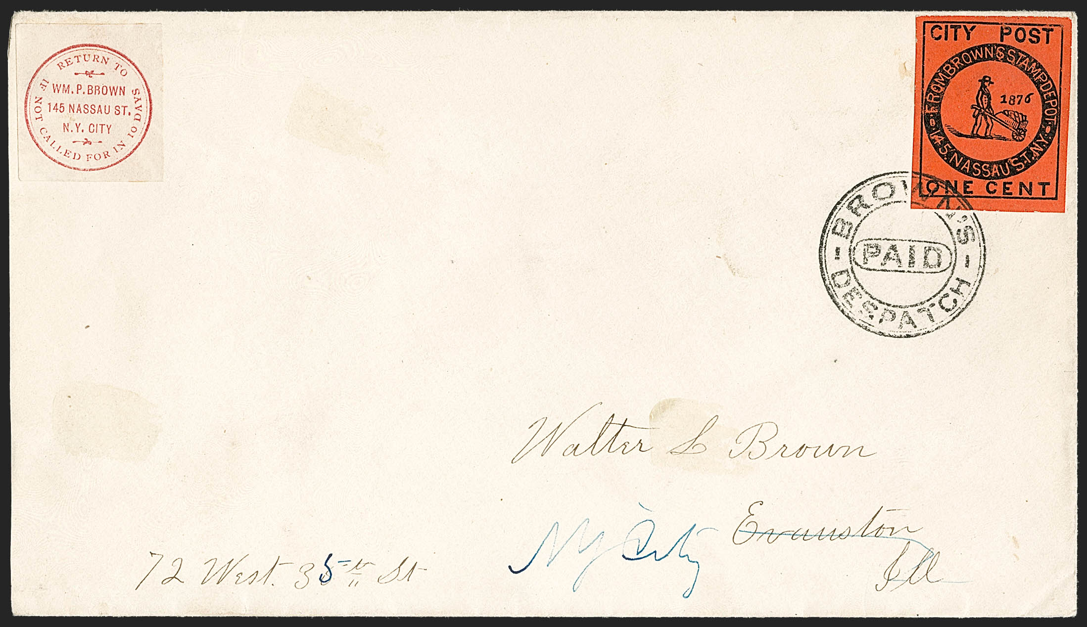 Sale no. 1230 — Lot no. 910 — Siegel Auction Galleries