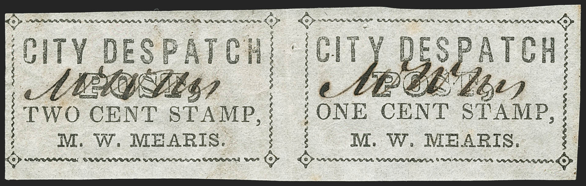 Sale no. 1232 — Lot no. 1796 — Siegel Auction Galleries