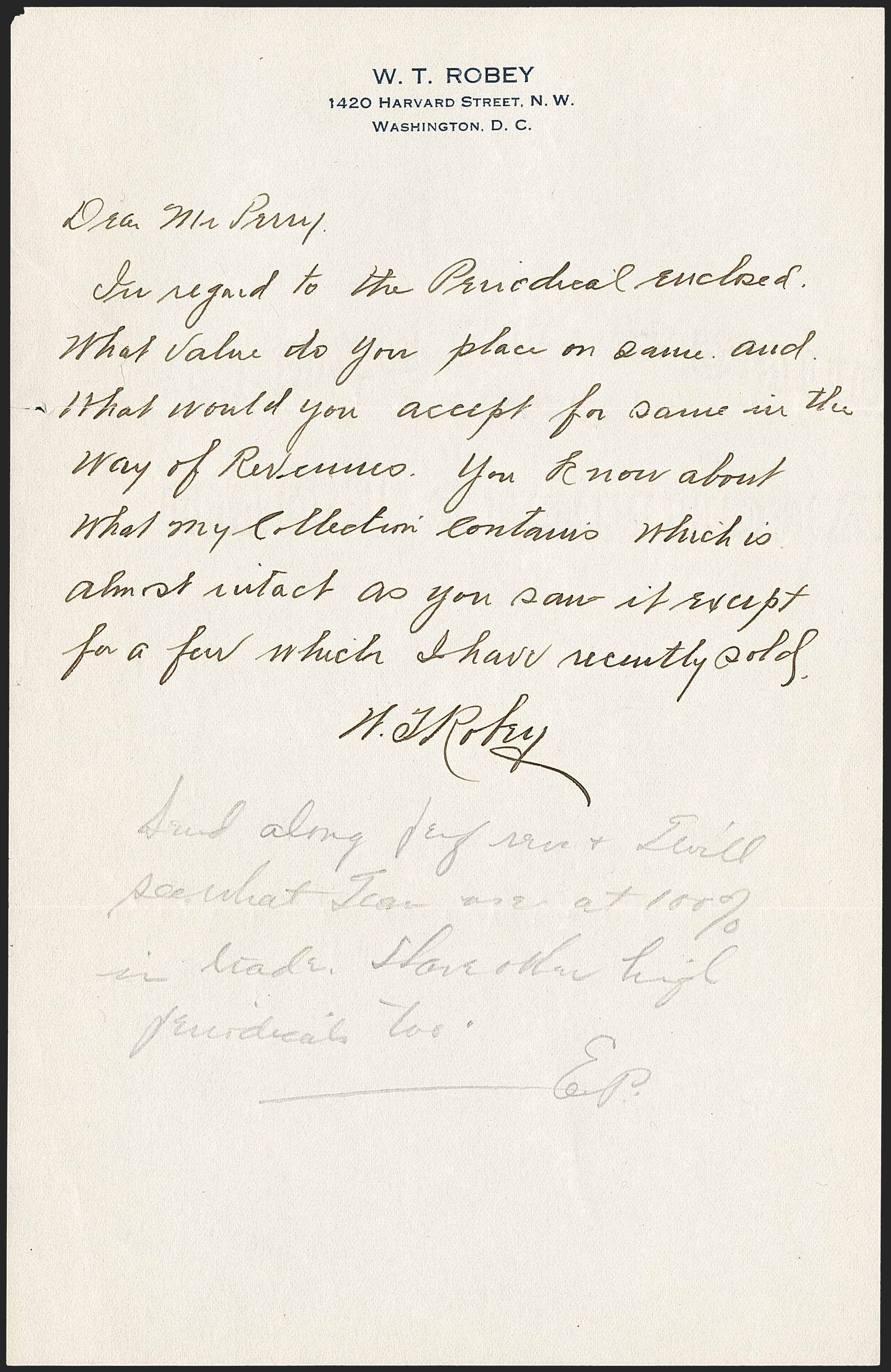 Sale no. 1233 — Lot no. 1538 — Siegel Auction Galleries