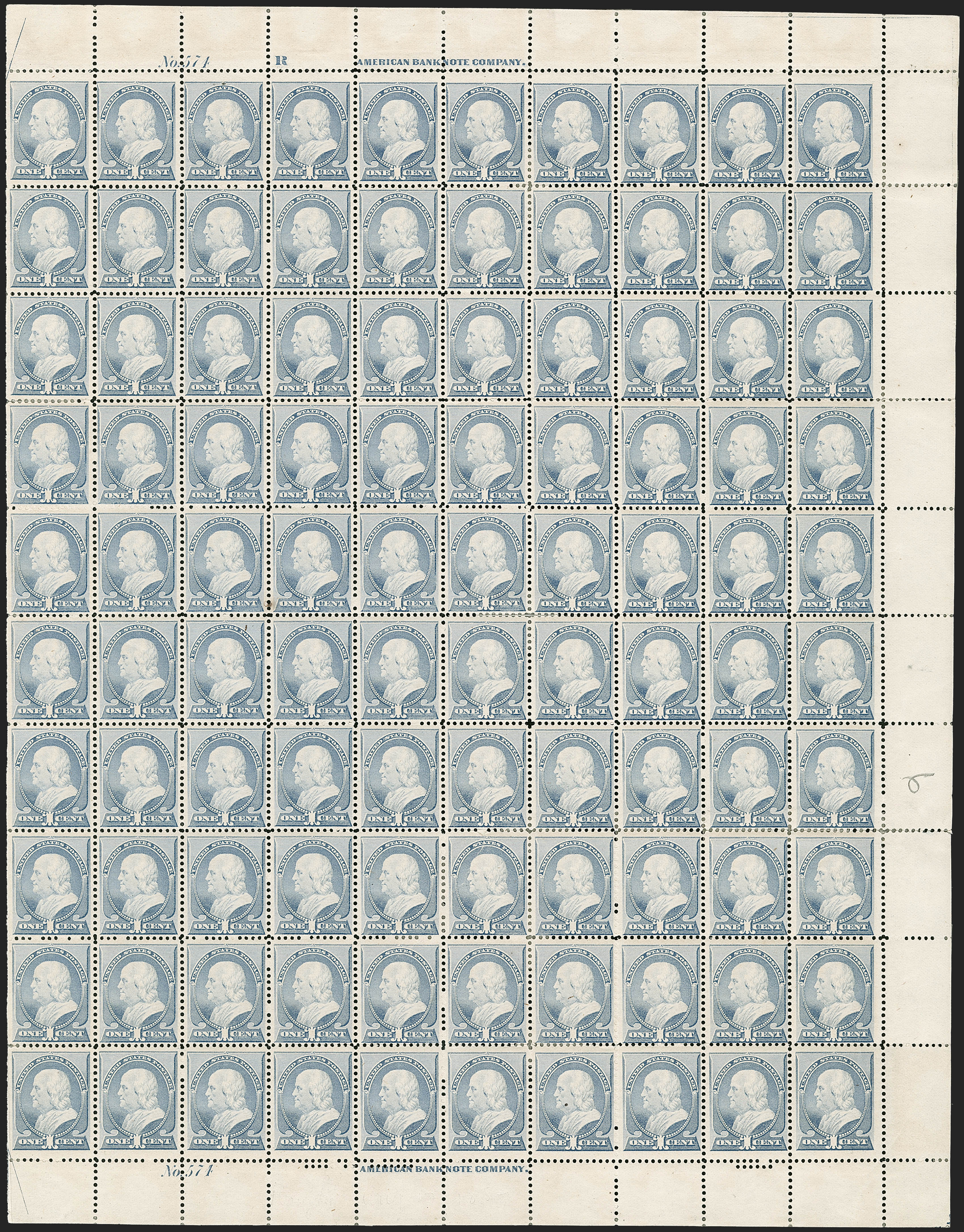 Sale no. 1234 — Lot no. 219 — Siegel Auction Galleries