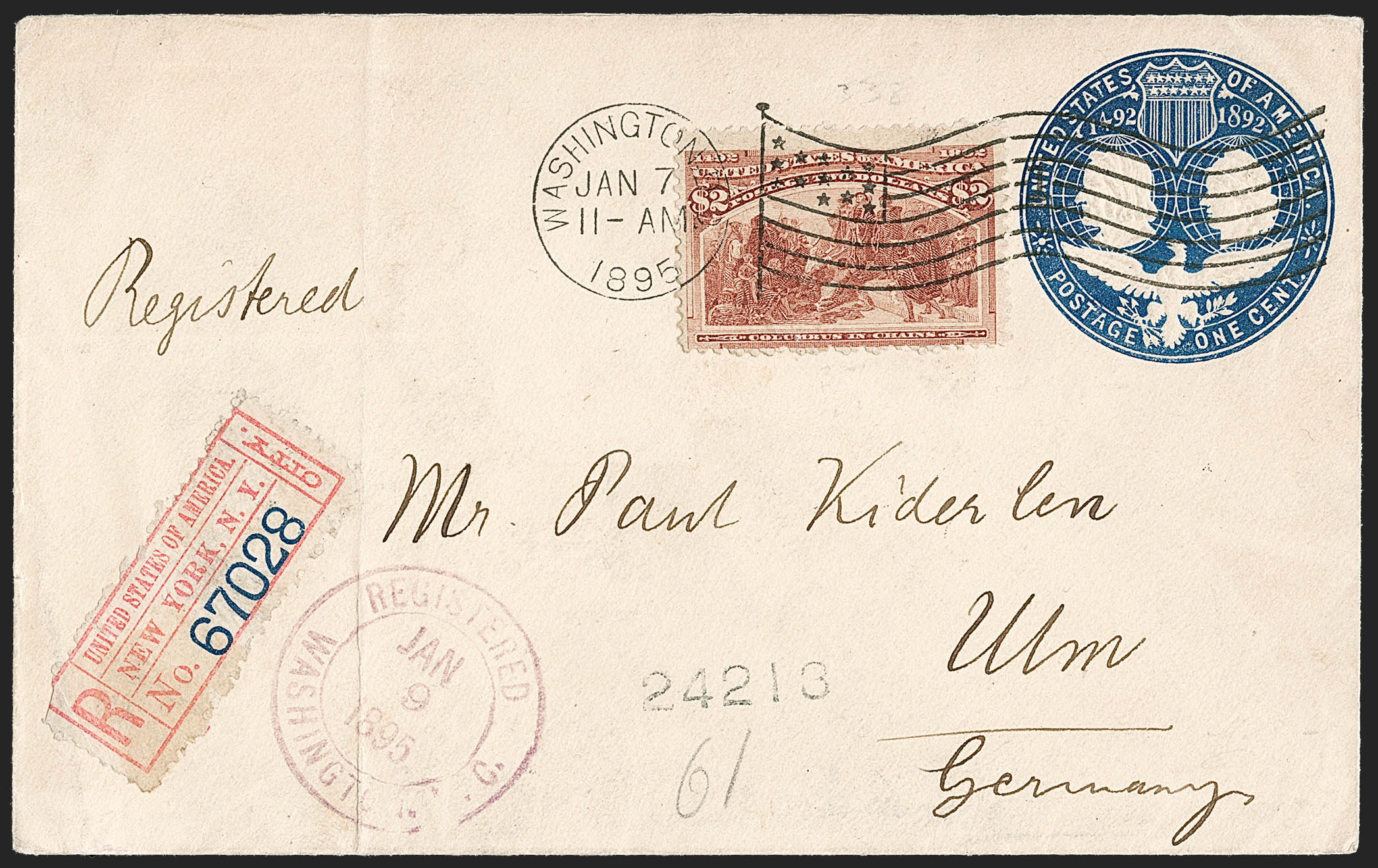 Sale no. 1234 — Lot no. 238-2 — Siegel Auction Galleries