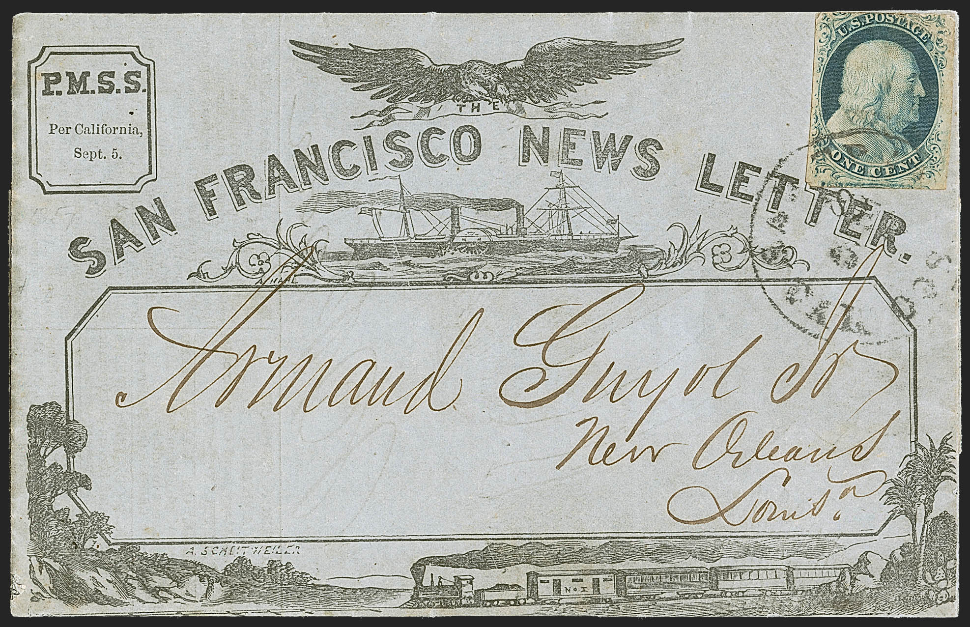 Sale no. 1242 — Lot no. 55 — Siegel Auction Galleries