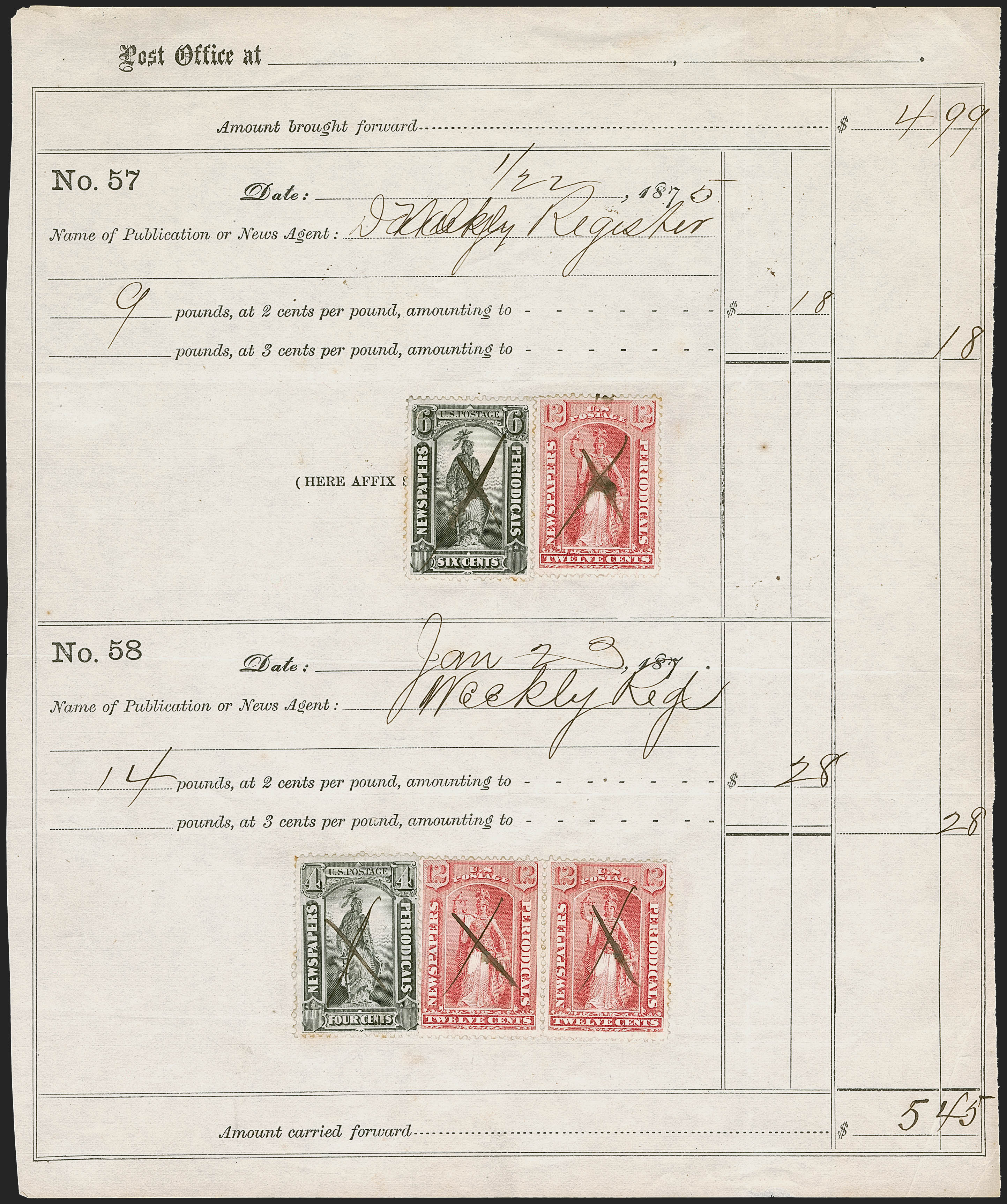 Sale no. 1249 — Lot no. 39 — Siegel Auction Galleries