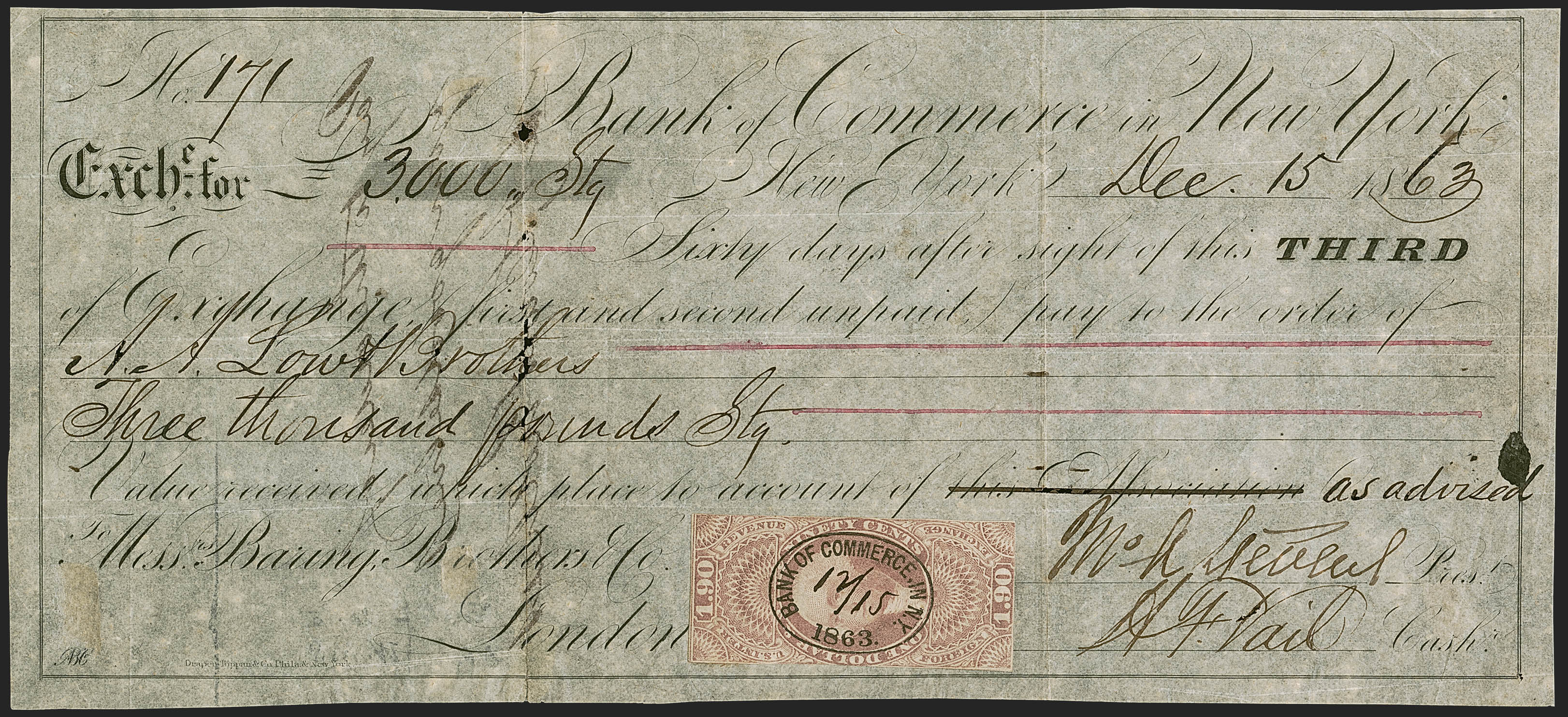 Sale no. 1254 — Lot no. 1109 — Siegel Auction Galleries