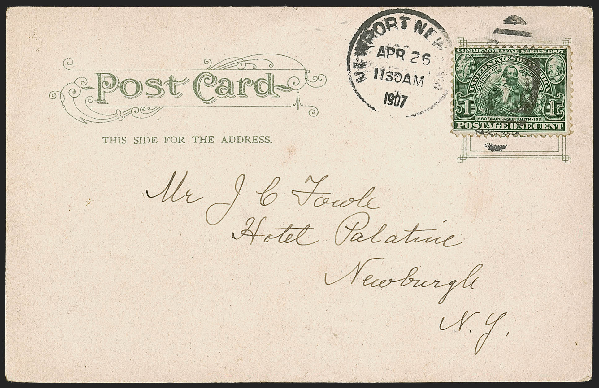 Sale no. 1260 — Lot no. 107 — Siegel Auction Galleries