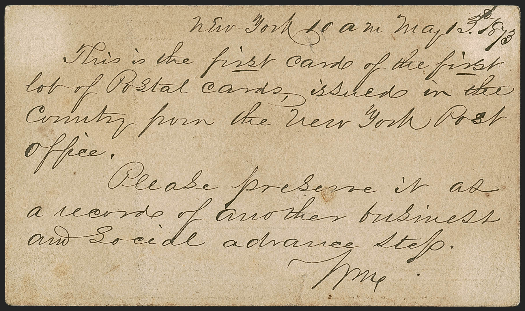 Sale no. 1260 — Lot no. 141-1 — Siegel Auction Galleries