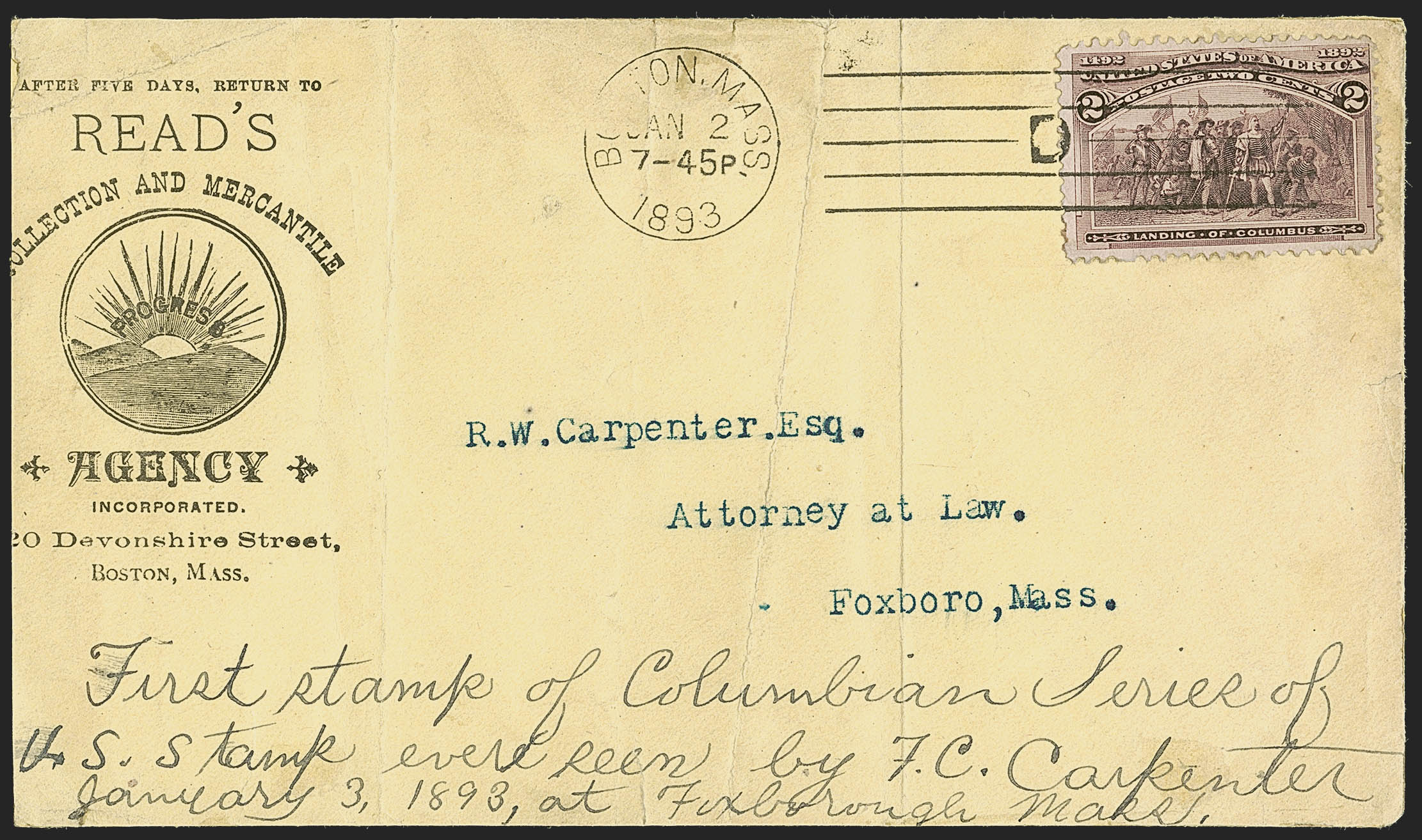 Sale no. 1262 — Lot no. 181 — Siegel Auction Galleries