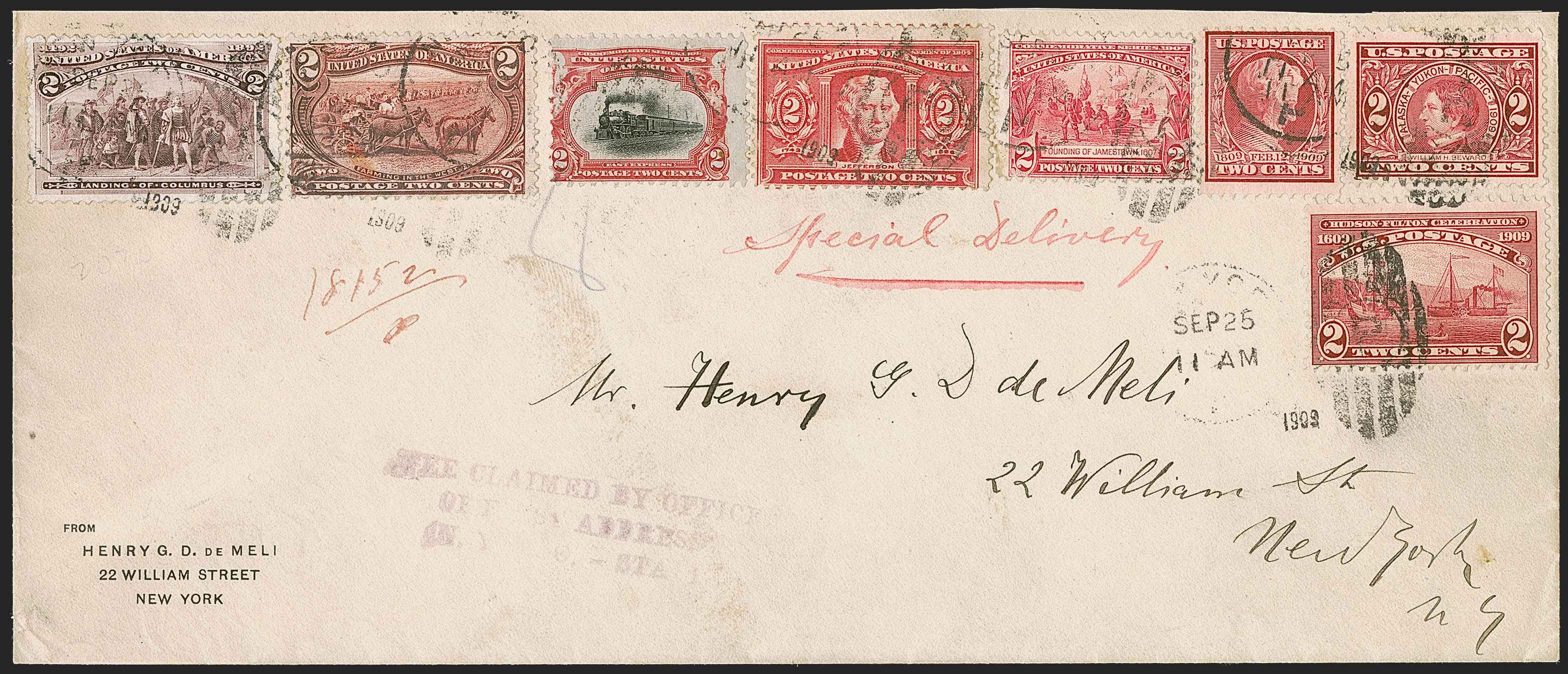 Sale no. 1262 — Lot no. 221 — Siegel Auction Galleries