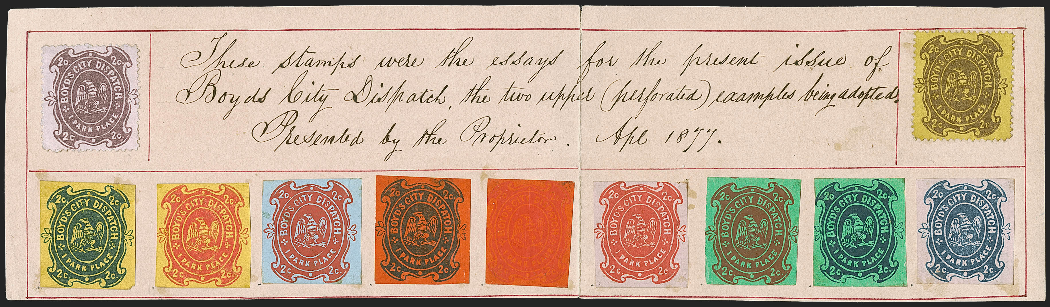 Sale no. 1262 — Lot no. 295 — Siegel Auction Galleries