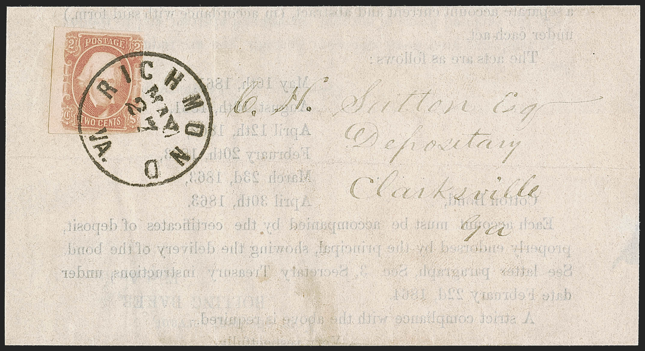 Sale no. 1262 — Lot no. 493 — Siegel Auction Galleries