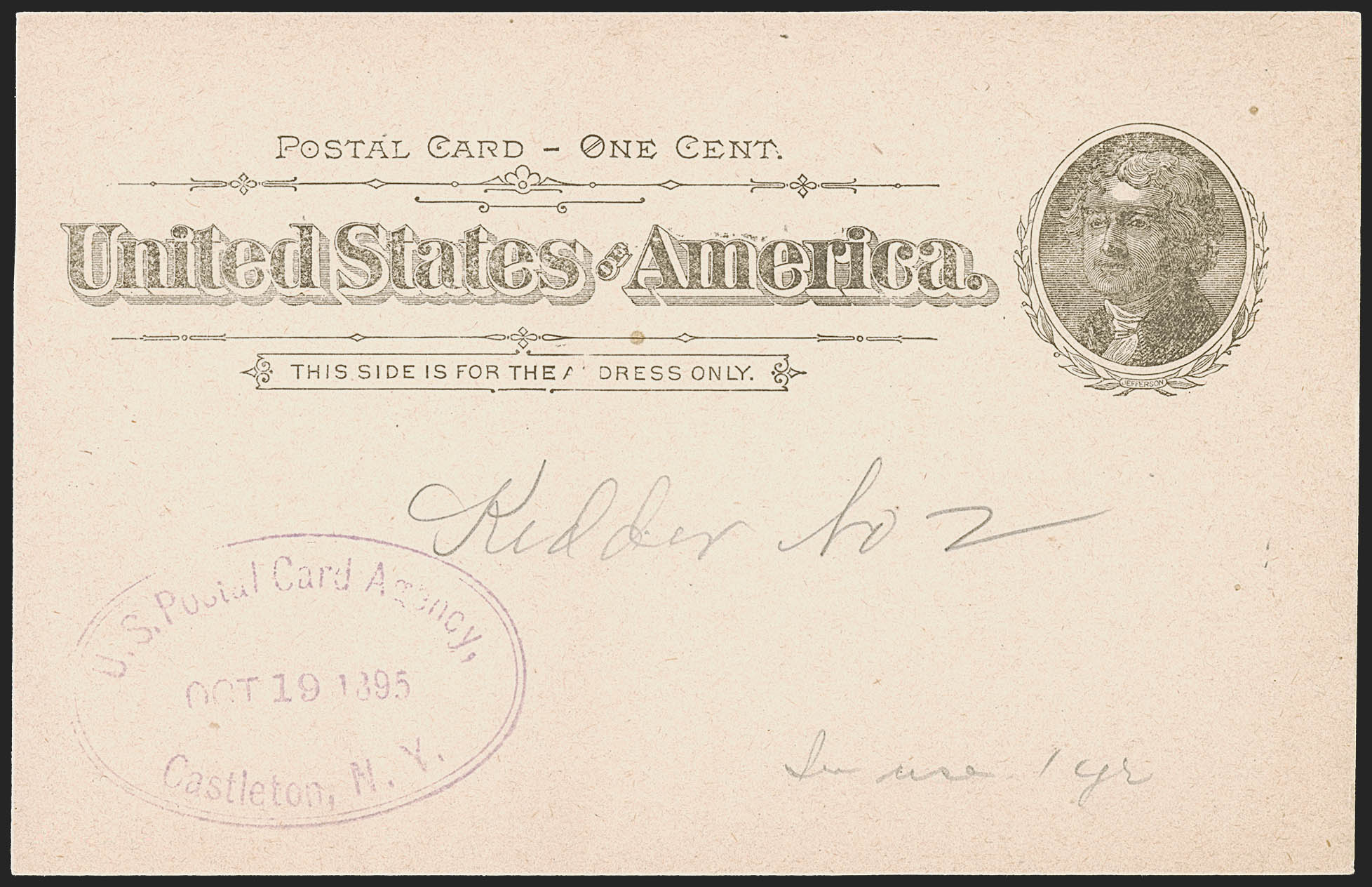 Sale no. 1268 — Lot no. 507 — Siegel Auction Galleries