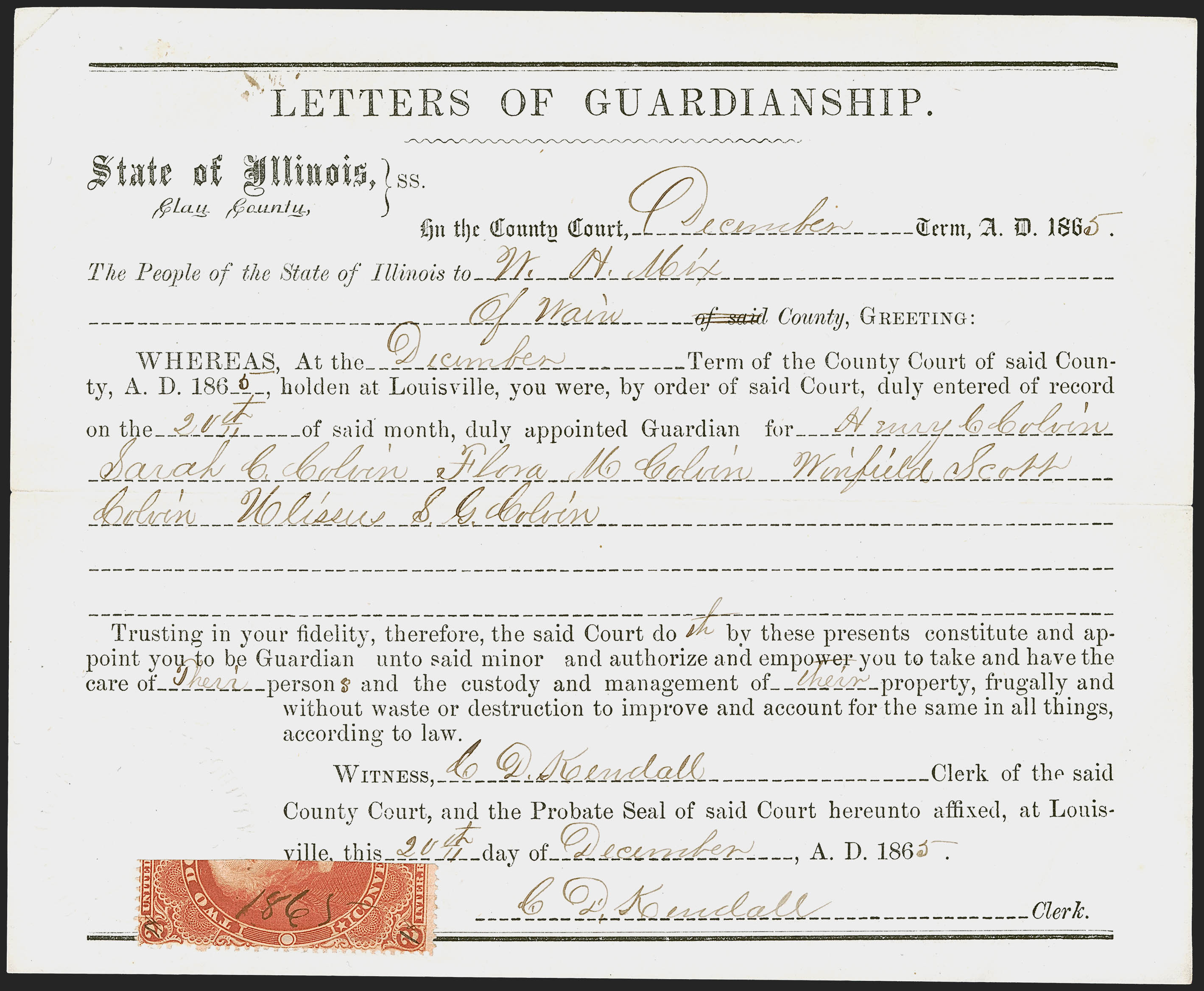 Sale no. 1268 — Lot no. 561 — Siegel Auction Galleries