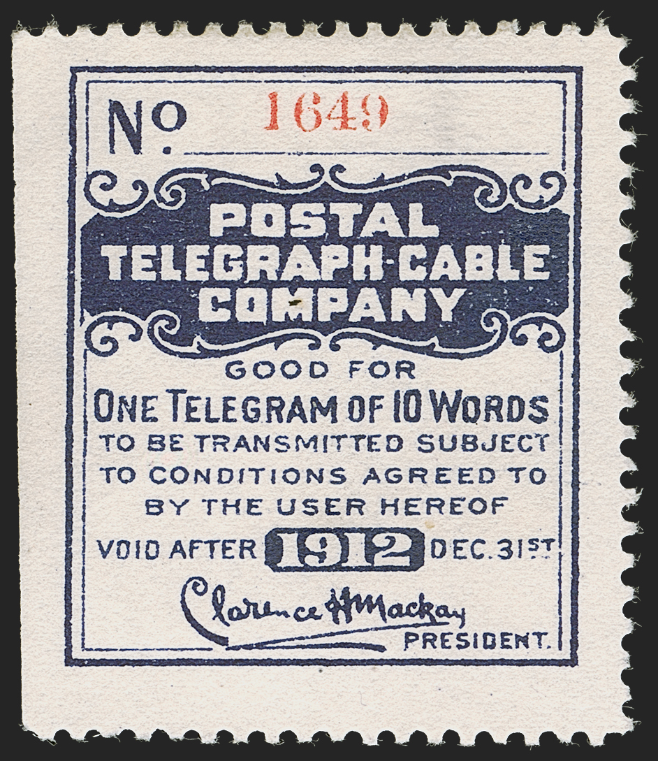 Sale no. 1285 — Lot no. 2284 — Siegel Auction Galleries