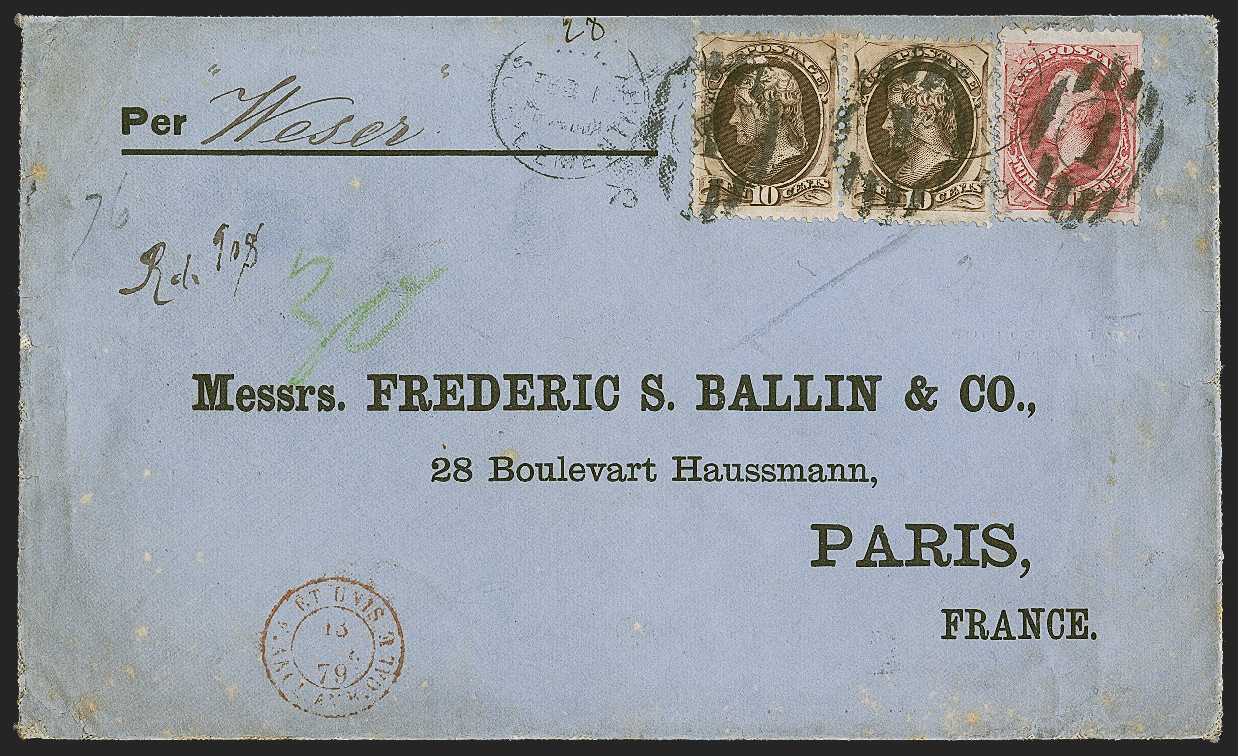 Sale no. 1289 — Lot no. 614 — Siegel Auction Galleries