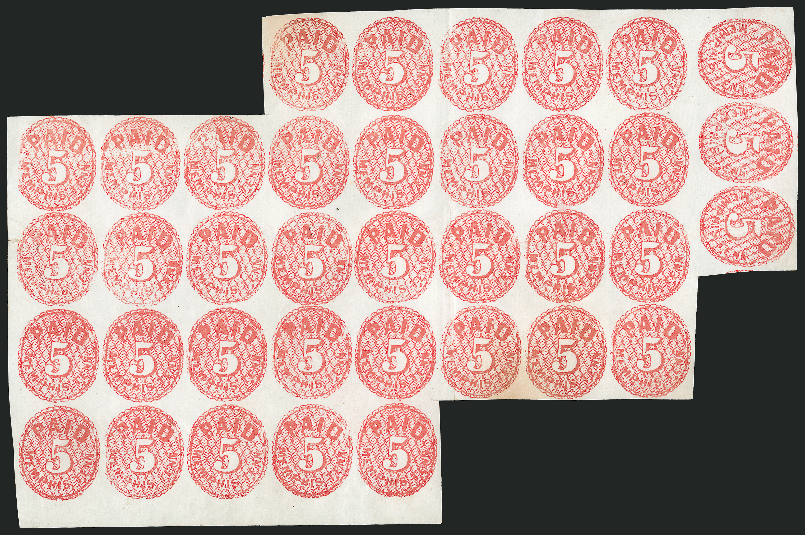 Sale no. 1289 — Lot no. 747 — Siegel Auction Galleries