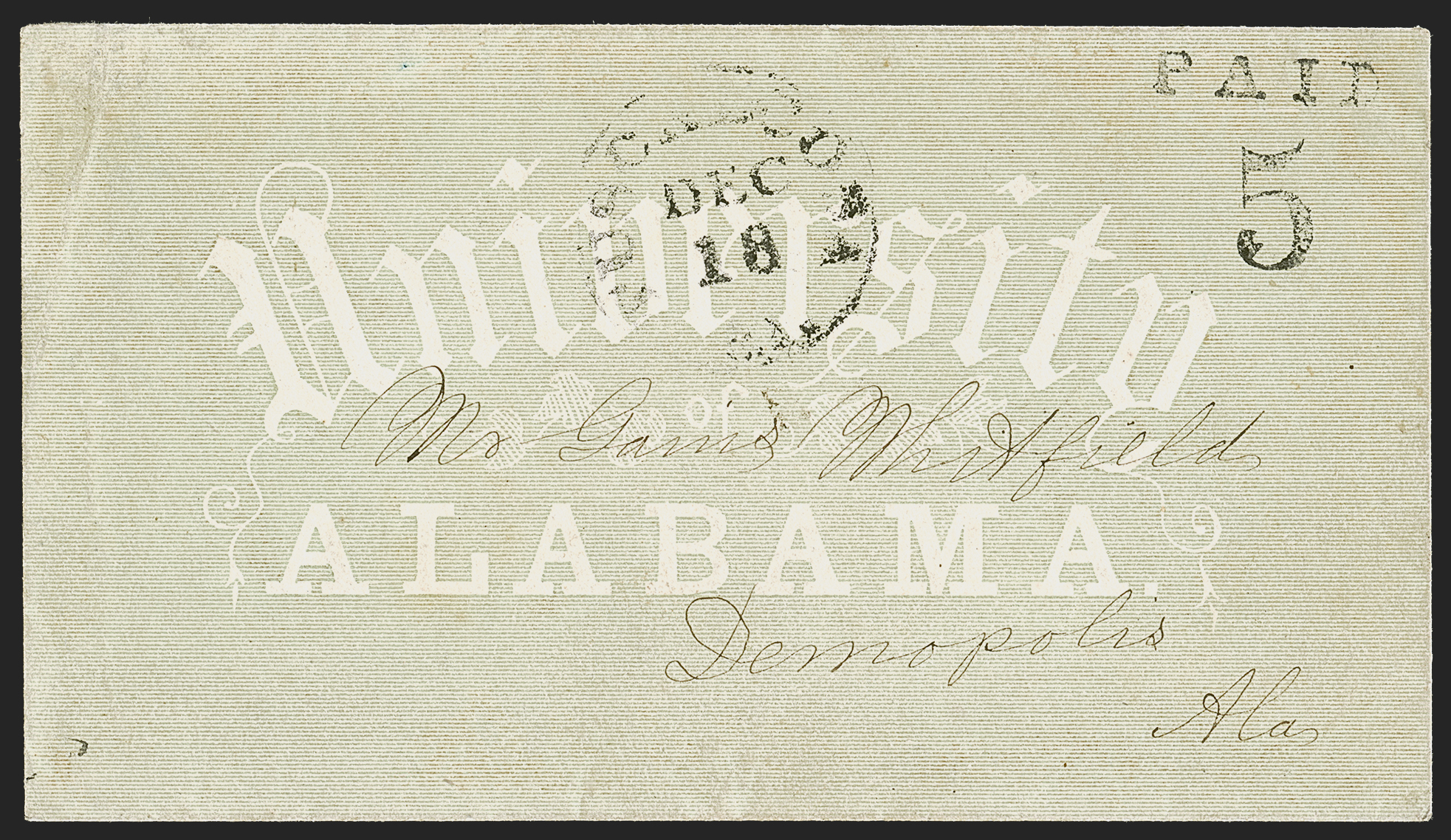 Sale no. 1291 — Lot no. 618 — Siegel Auction Galleries