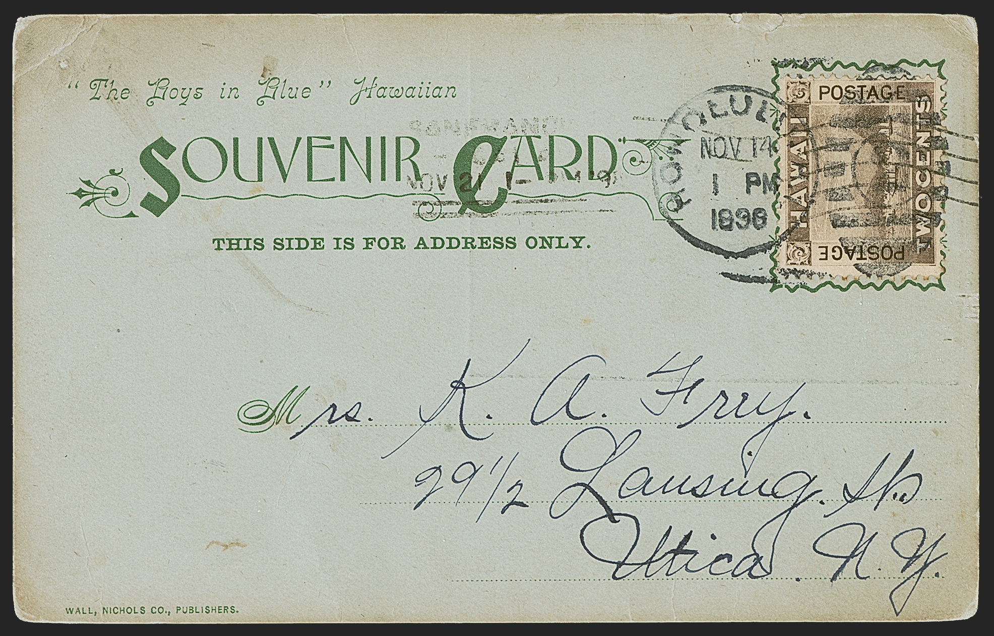 Sale no. 1291 — Lot no. 755 — Siegel Auction Galleries