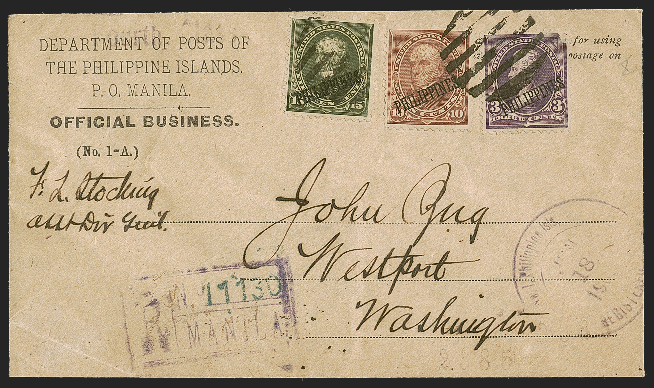 Sale no. 1291 — Lot no. 777 — Siegel Auction Galleries